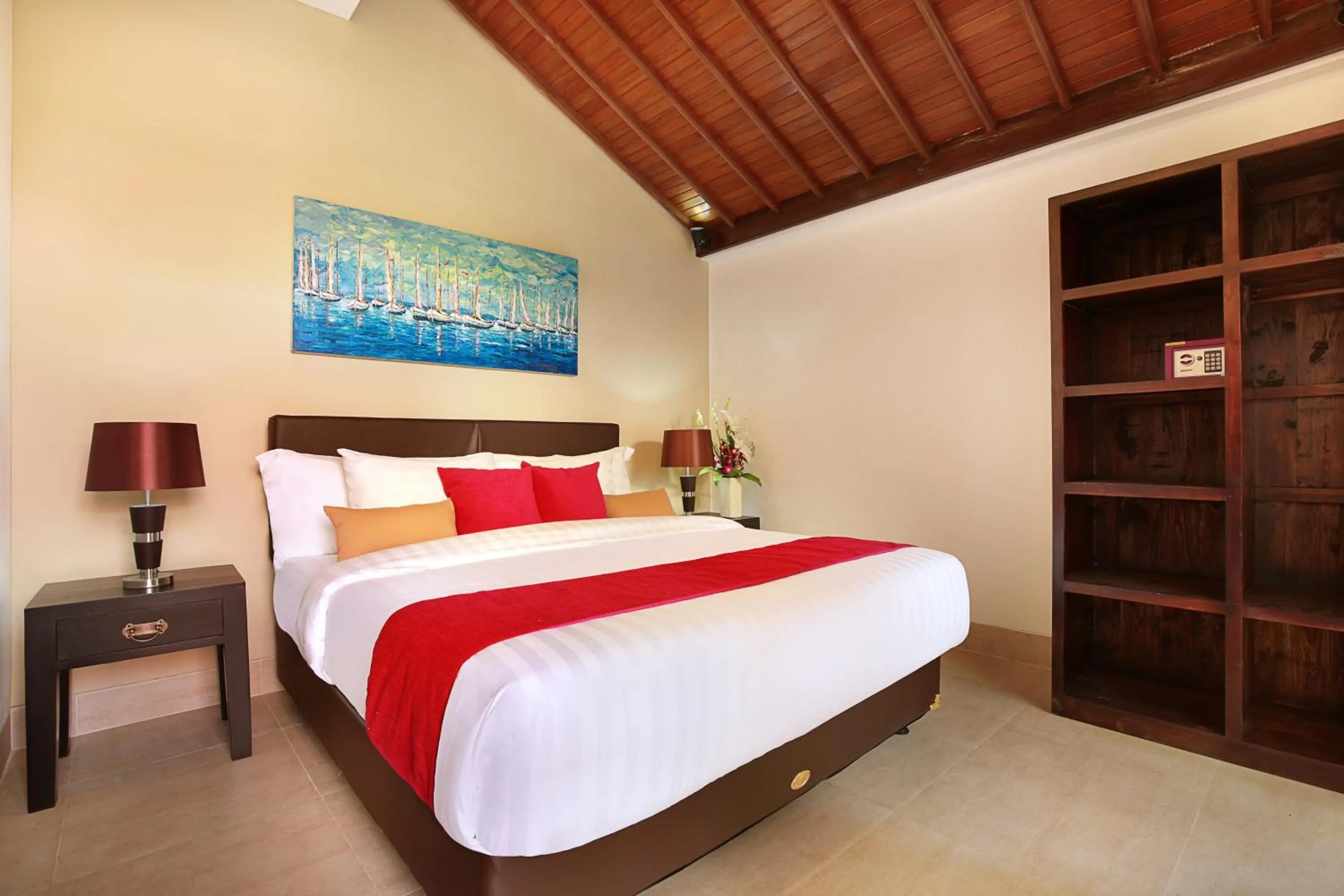Bed in De Liza Villa Seminyak Beachside By Bali Asia Villa