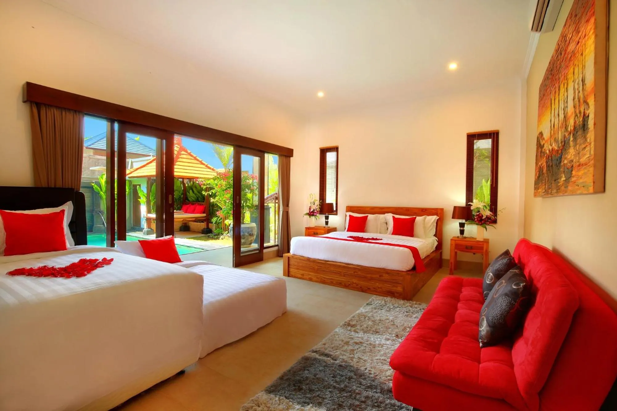 bunk bed, Bed in De Liza Villa Seminyak Beachside By Bali Asia Villa