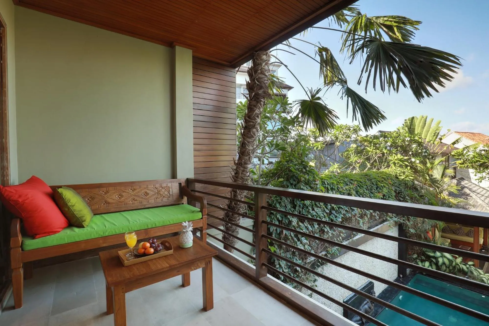 Balcony/Terrace in Villa The Hotman Paris II Seminyak