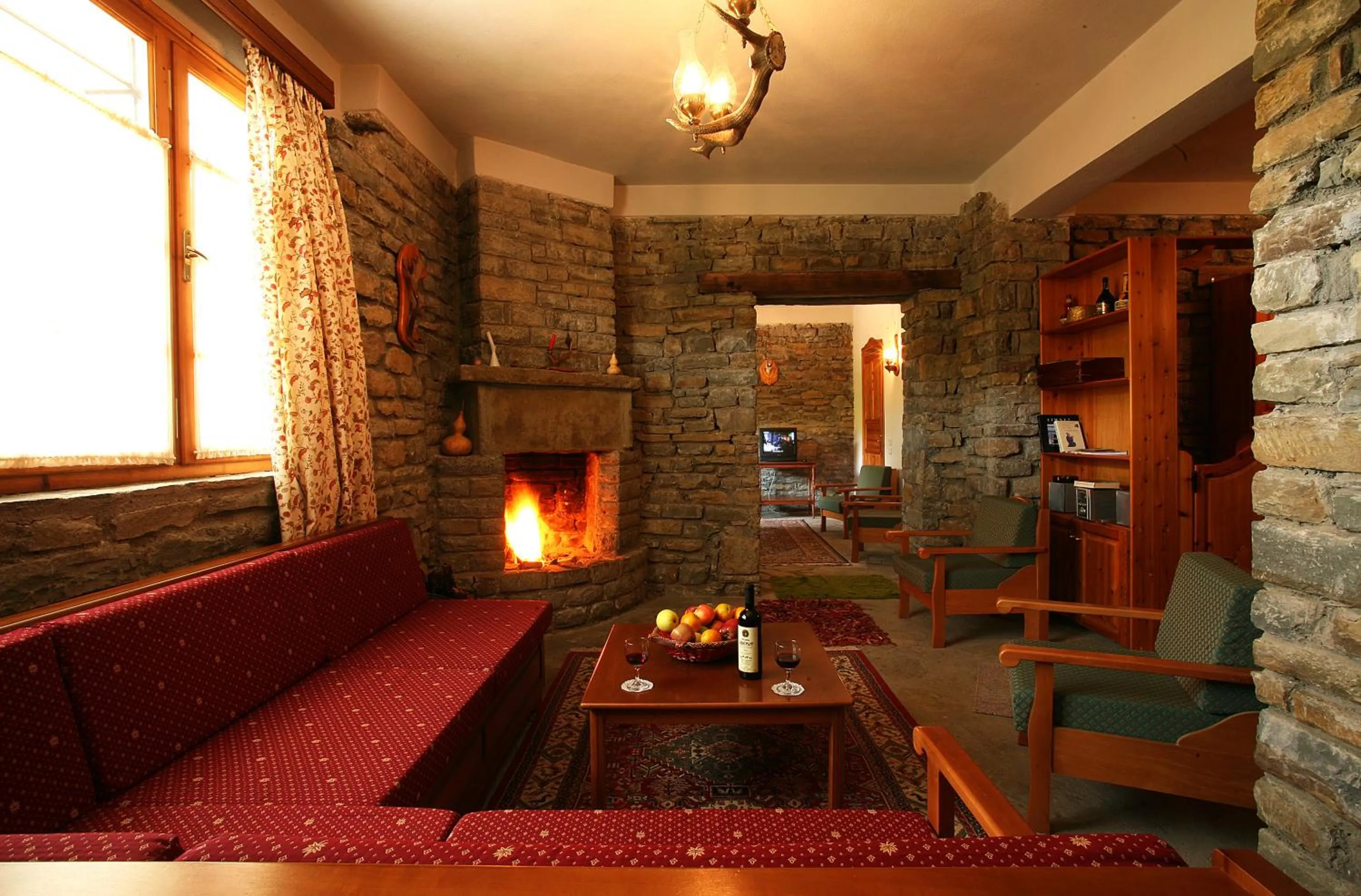 Living room in Bourazani Wild Life Resort