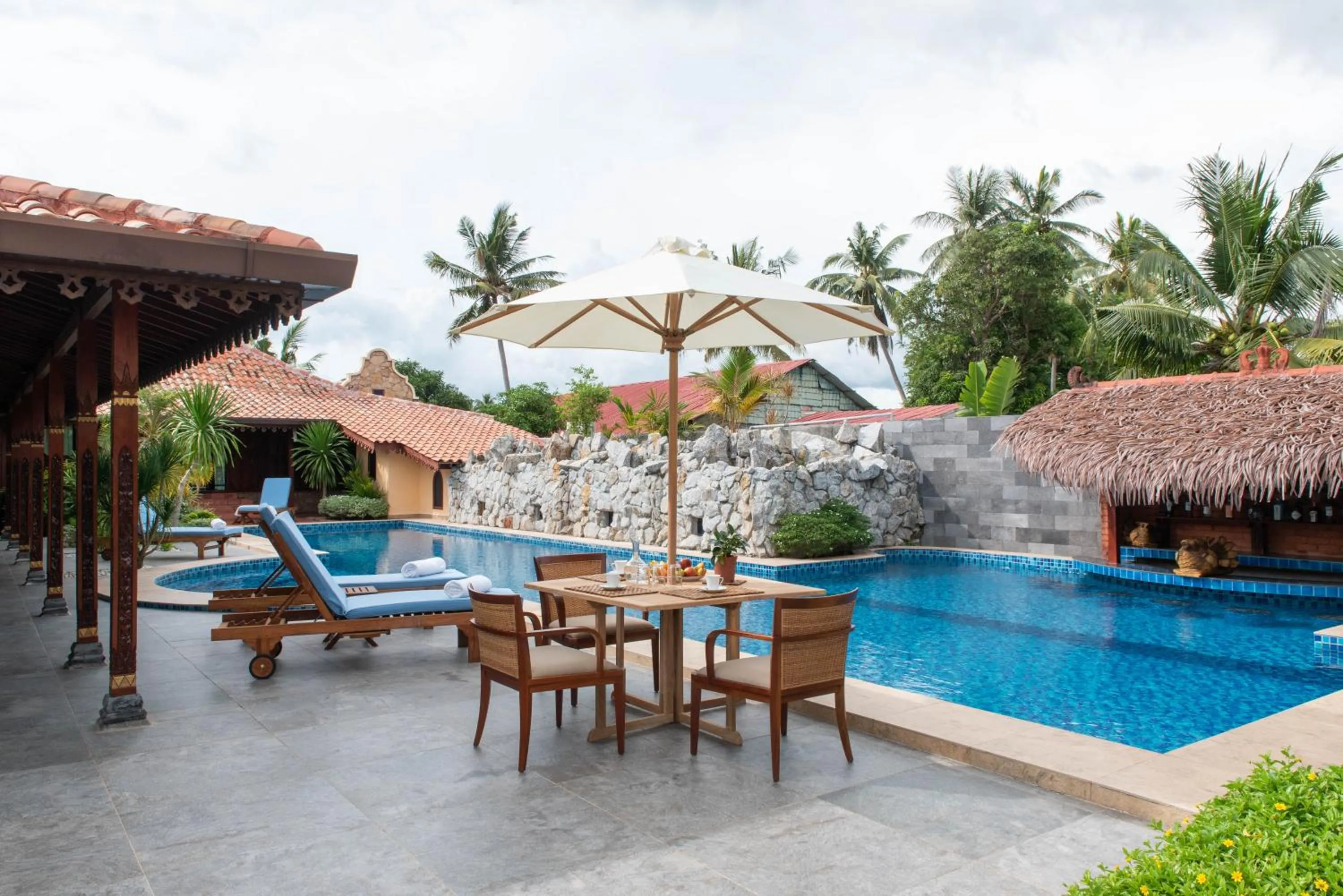 Pool view in Limasan Villa Langkawi