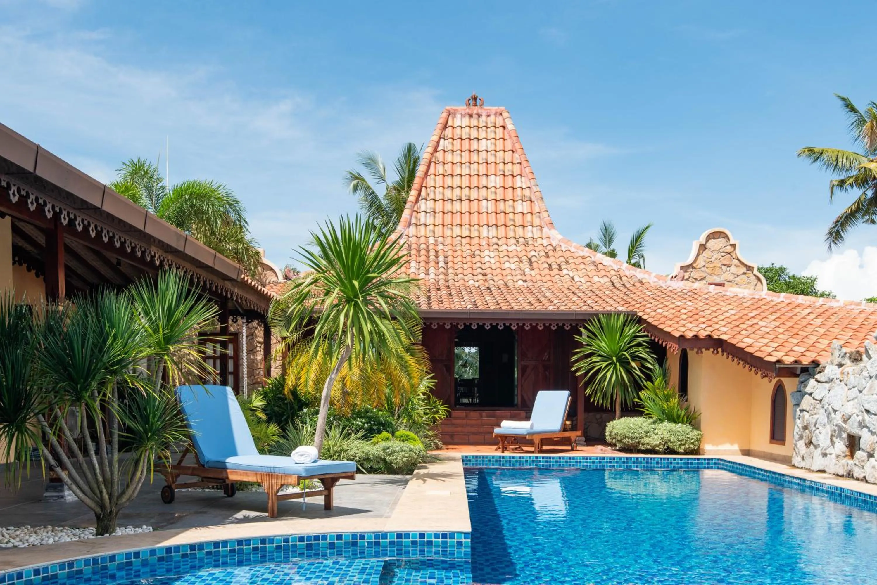 Facade/entrance in Limasan Villa Langkawi