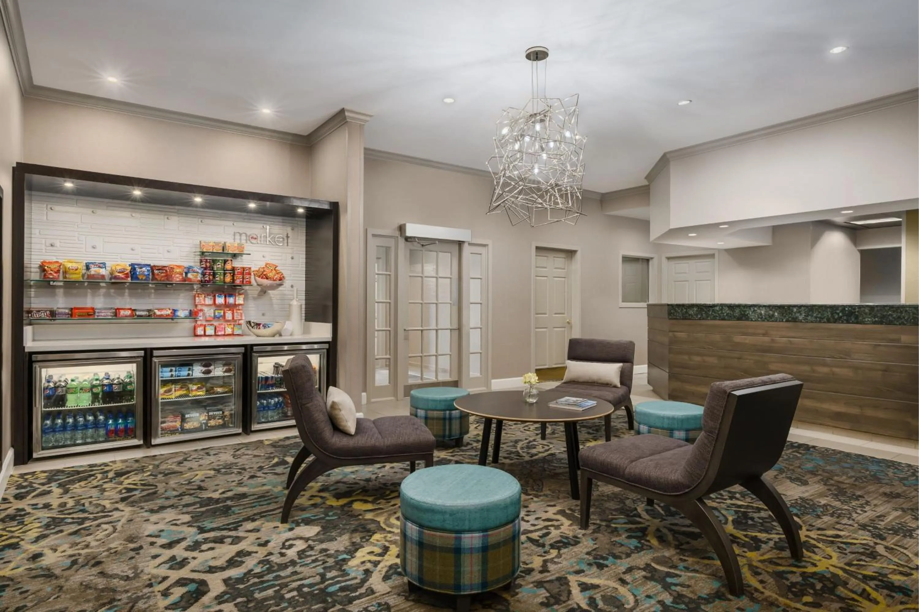 Lobby or reception in Residence Inn Gaithersburg Washingtonian Center