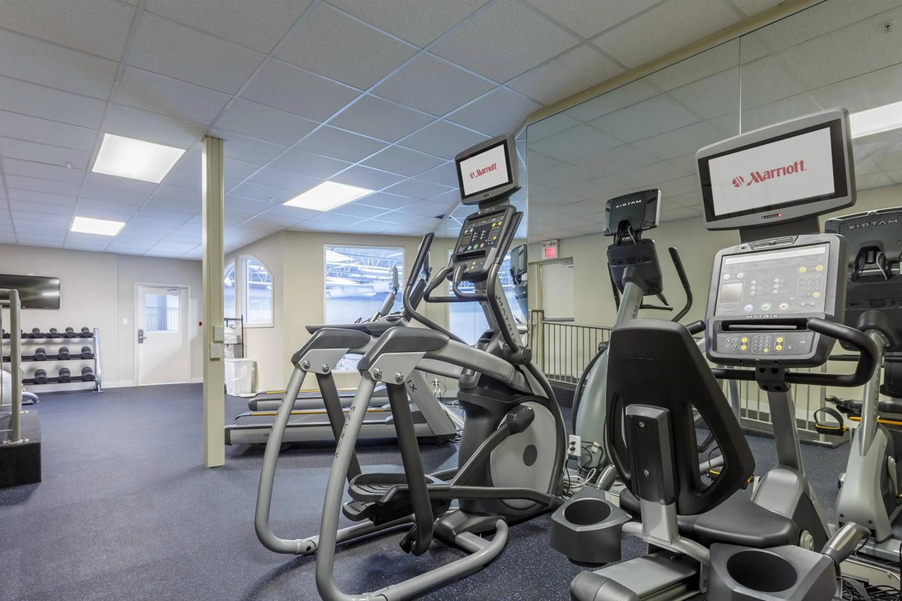 Fitness centre/facilities in Fairfield Inn & Suites by Marriott Belleville
