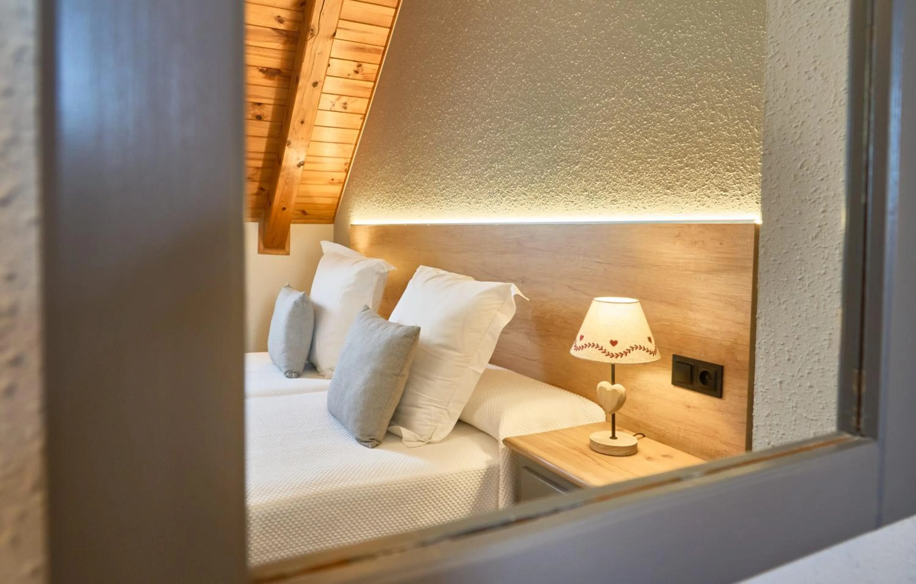 Bed in Hotel Anglada