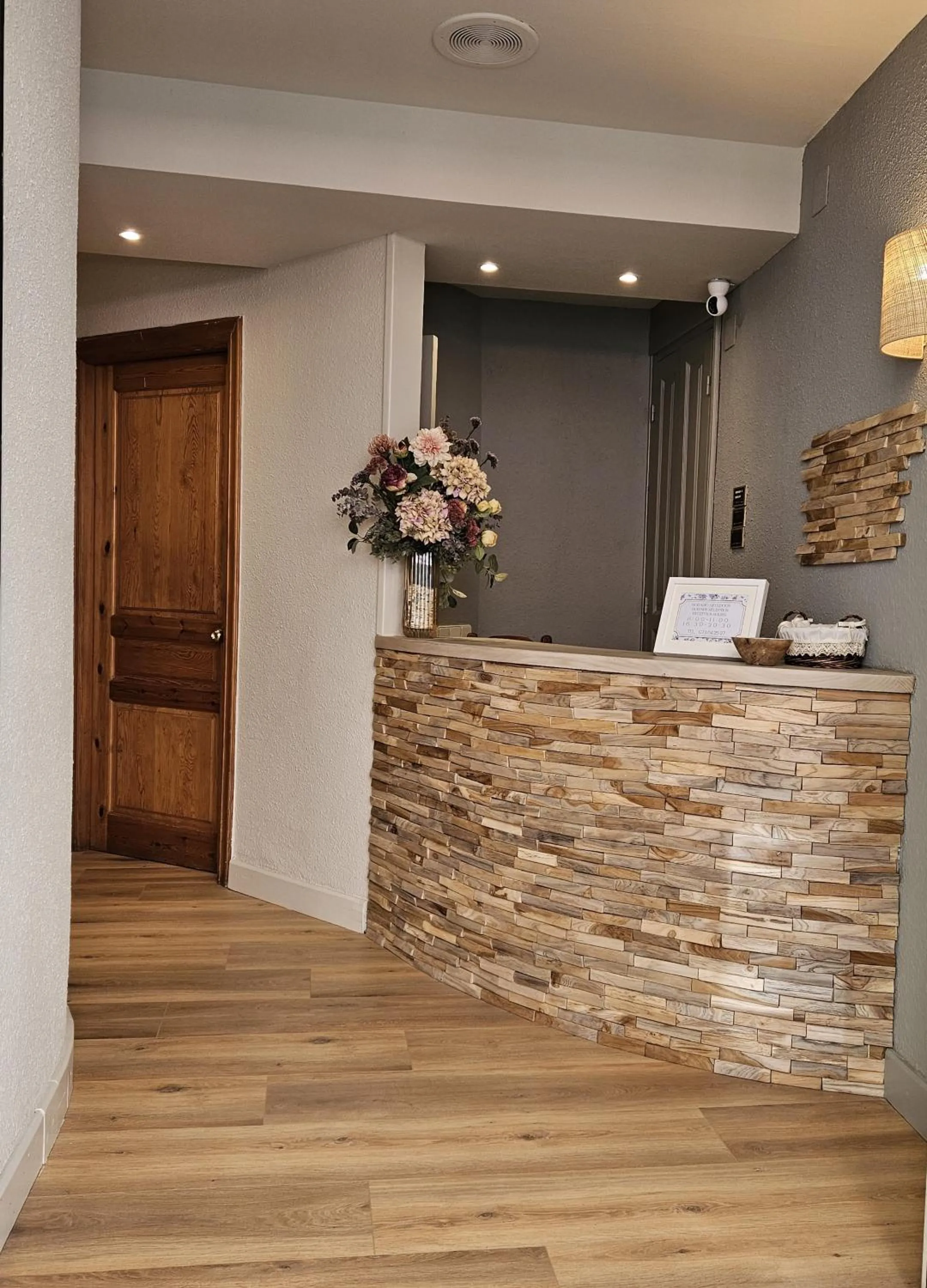 Lobby or reception in Hotel Anglada