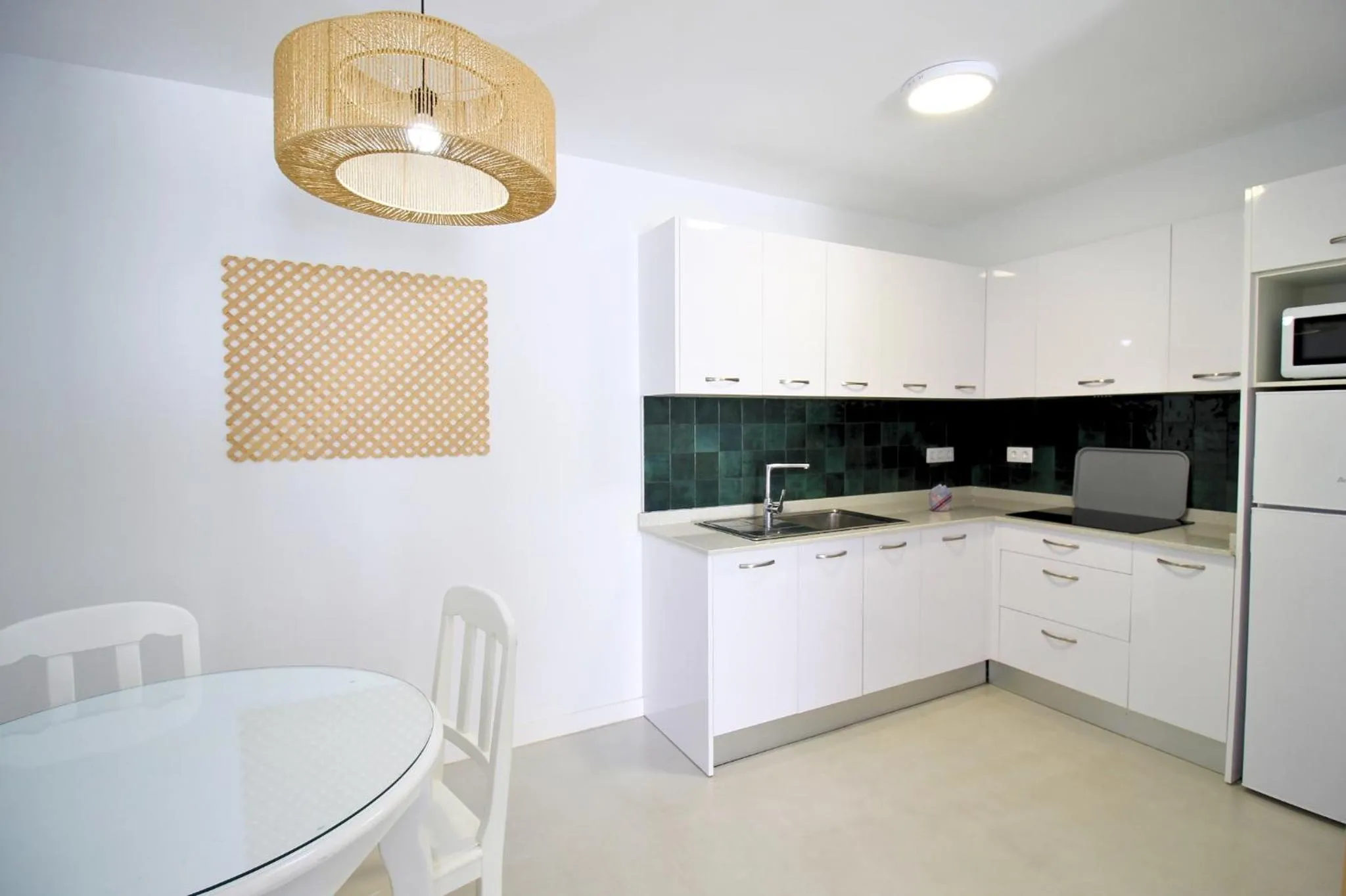 kitchen in Apartamentos Moraña