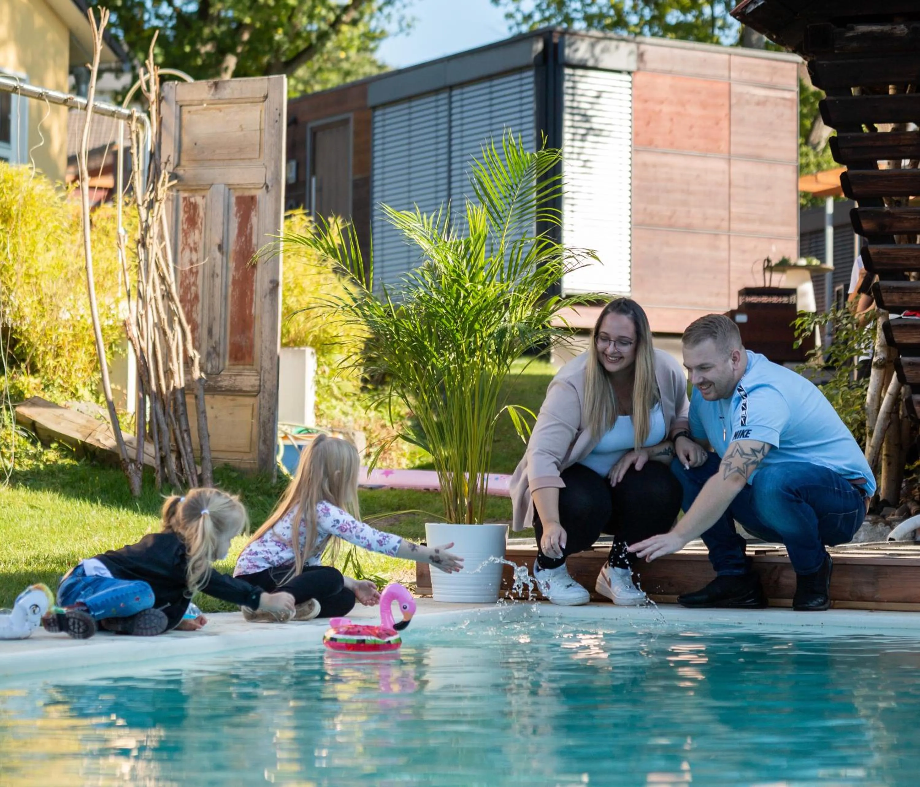 Swimming pool in KleinHOTEL Biedenkopf