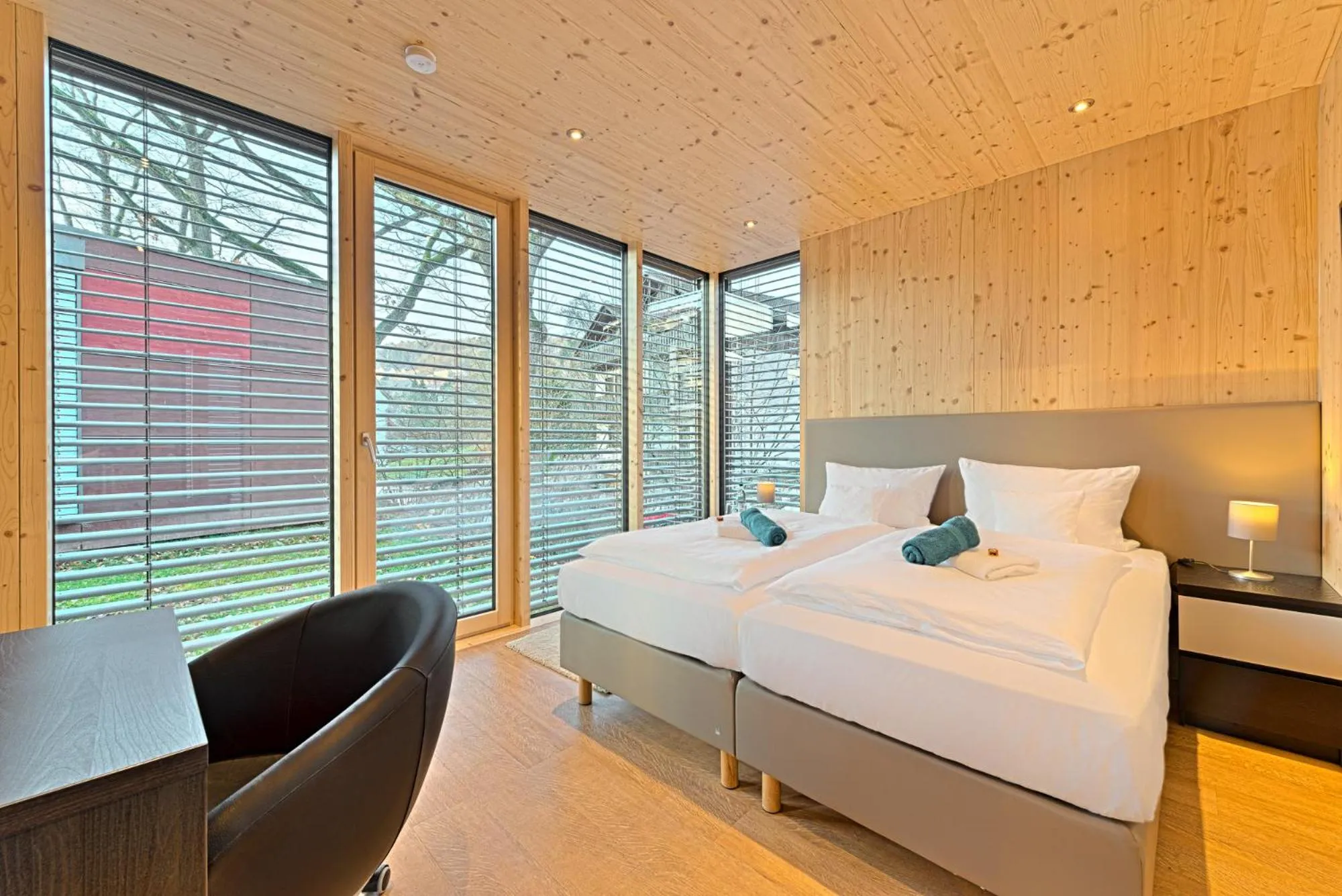 Photo of the whole room, Bed in KleinHOTEL Biedenkopf