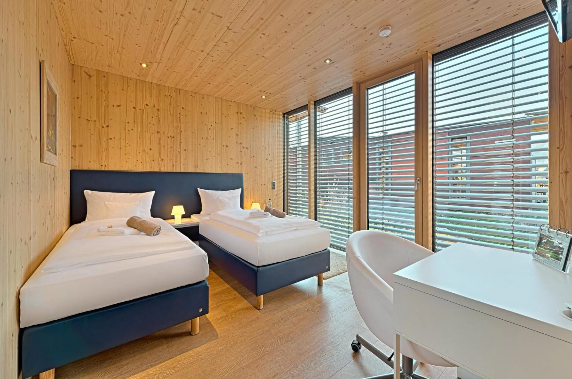 Photo of the whole room, Bed in KleinHOTEL Biedenkopf