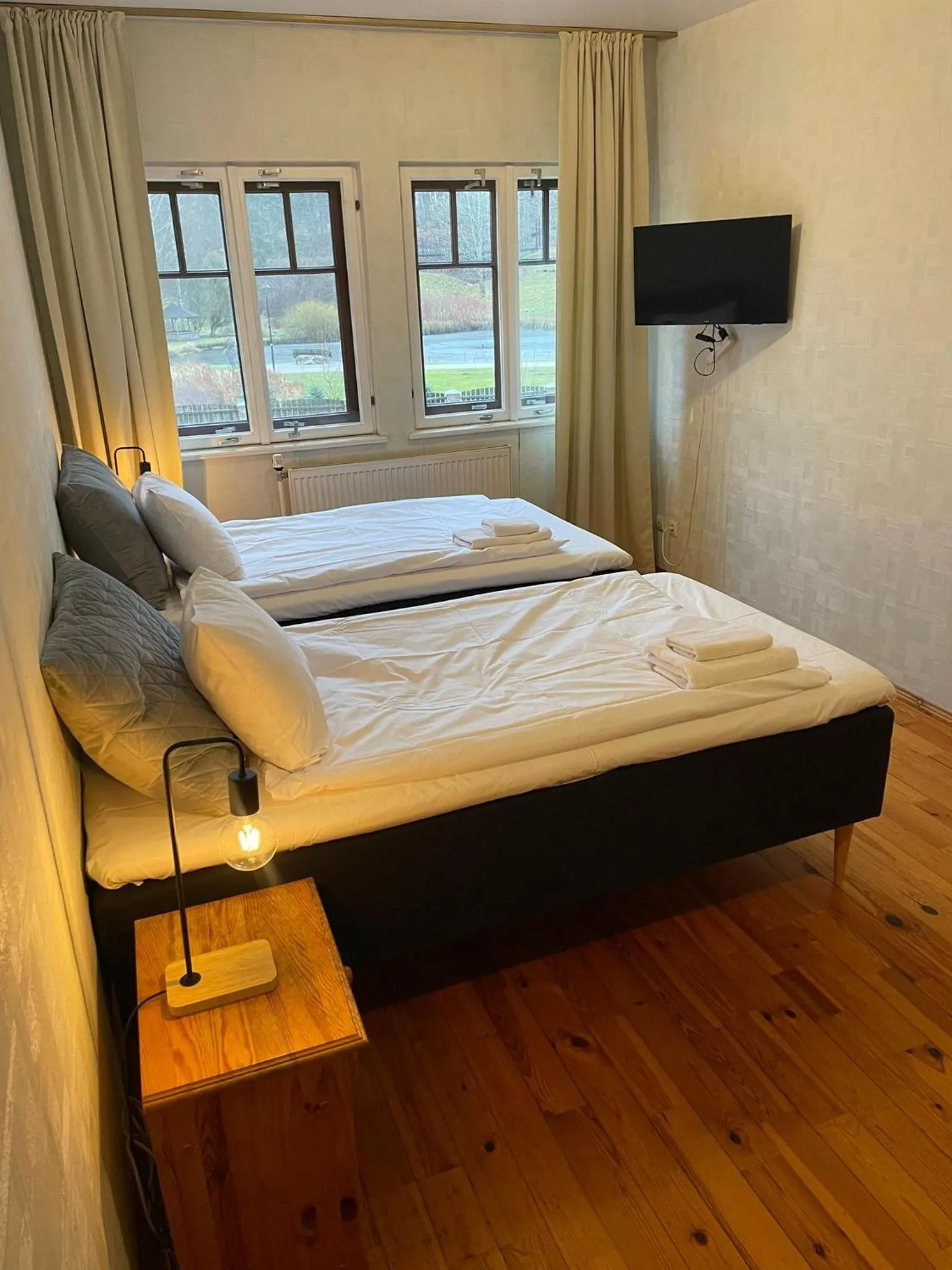 Bed in Park Hotel Brūzis