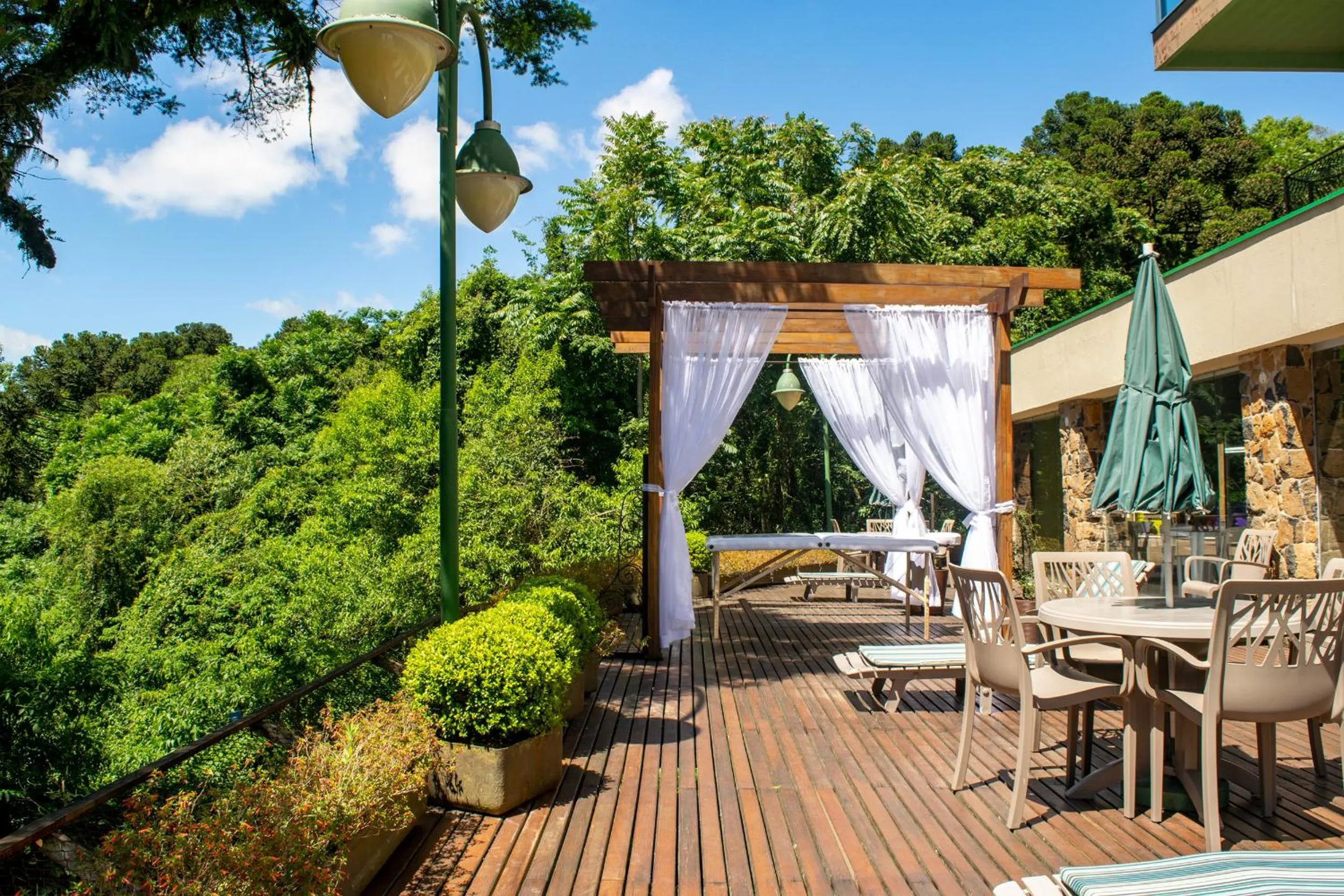 Patio in Villa Bella Hotel & SPA Gramado