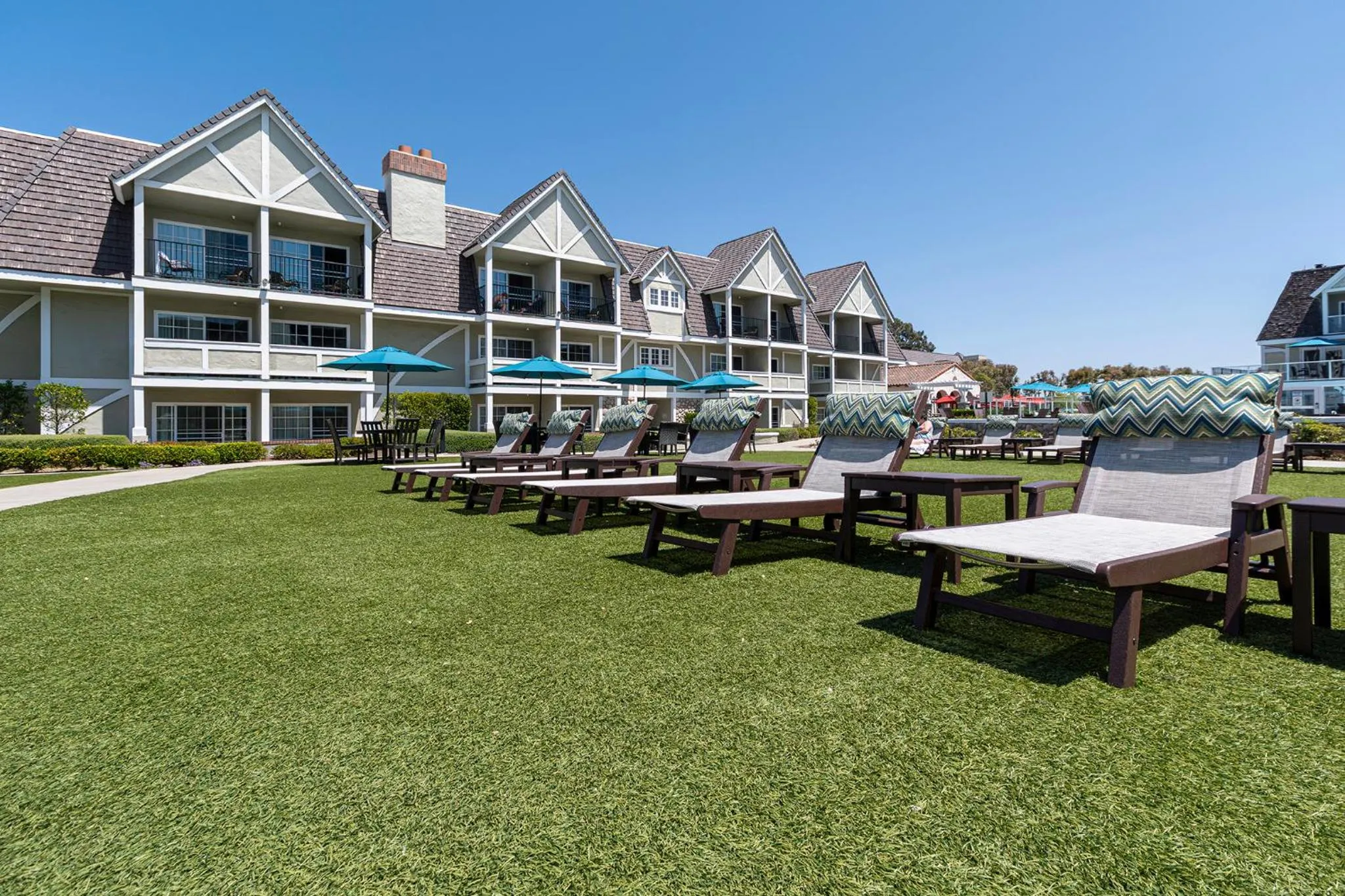sunbed in Carlsbad Inn Beach Resort