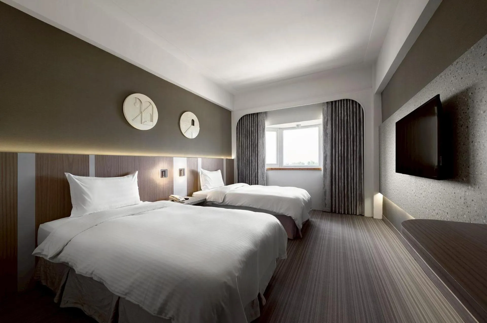 Bed in Haifu Garden Hotel