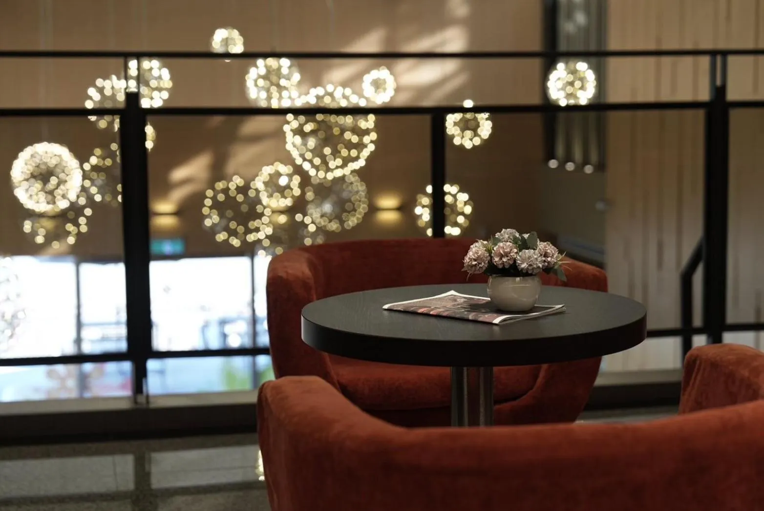 Seating area in Haifu Garden Hotel