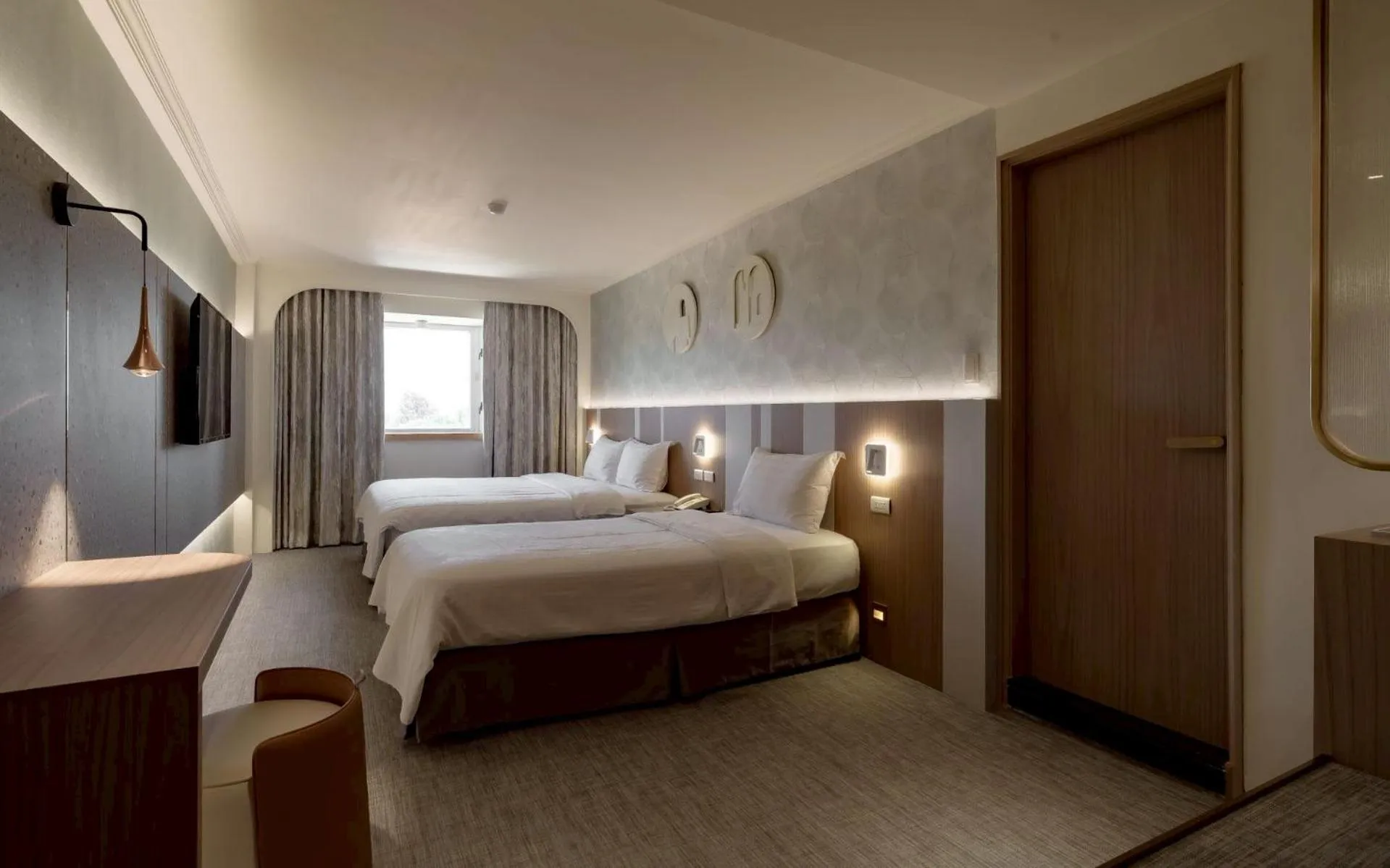 Bed in Haifu Garden Hotel