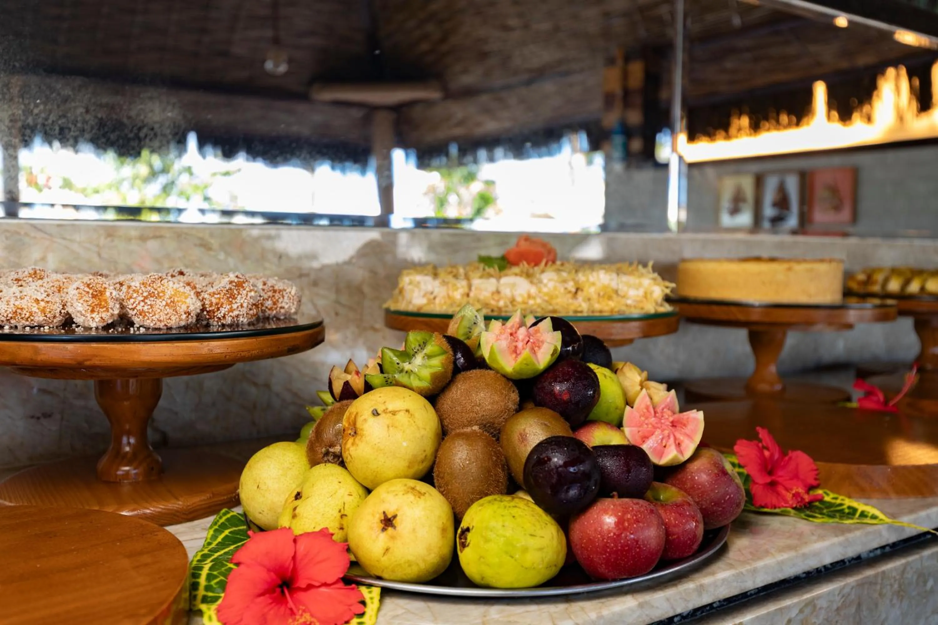 Buffet breakfast in Hotel Morro De São Paulo