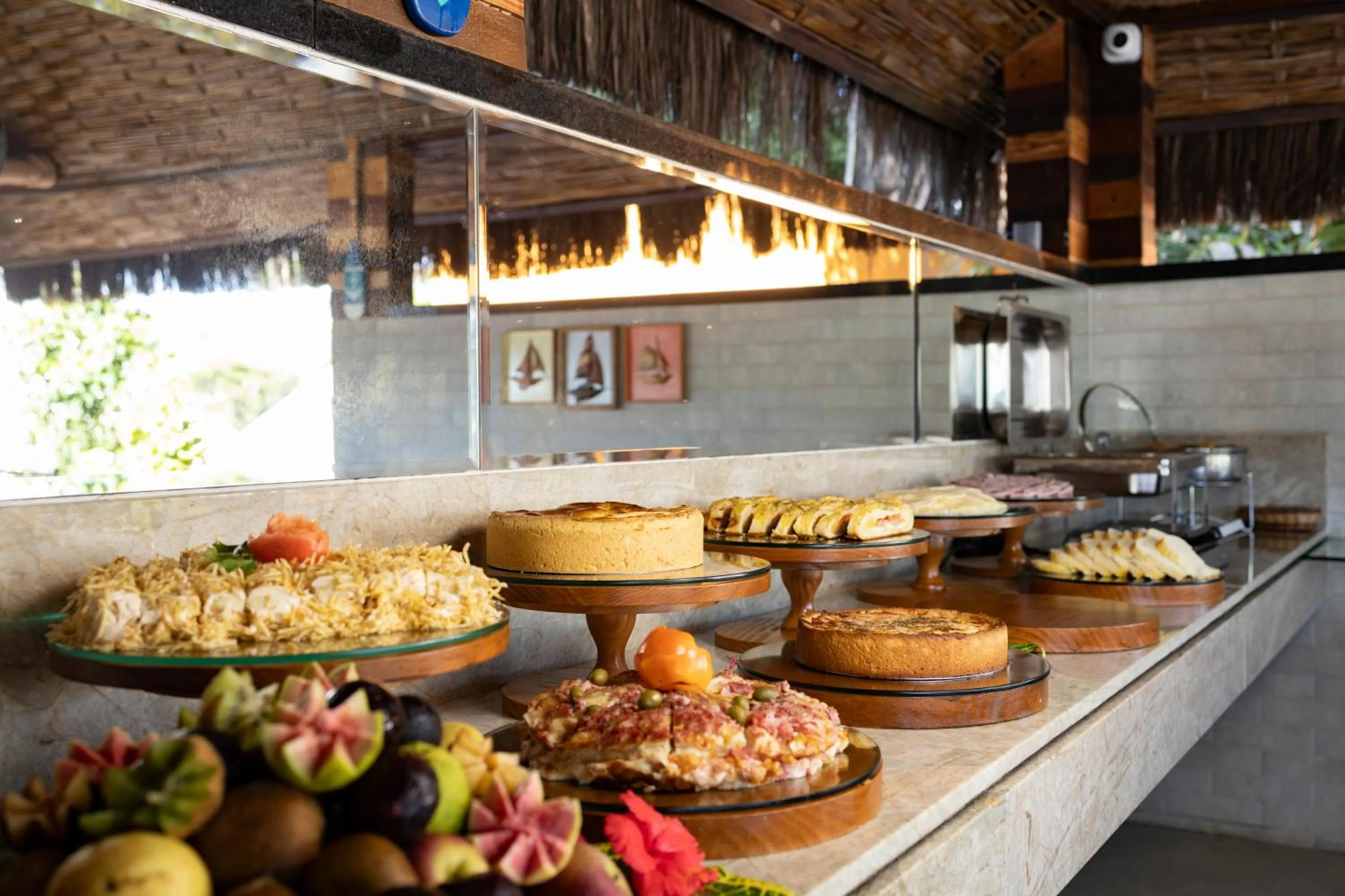 Buffet breakfast in Hotel Morro De São Paulo