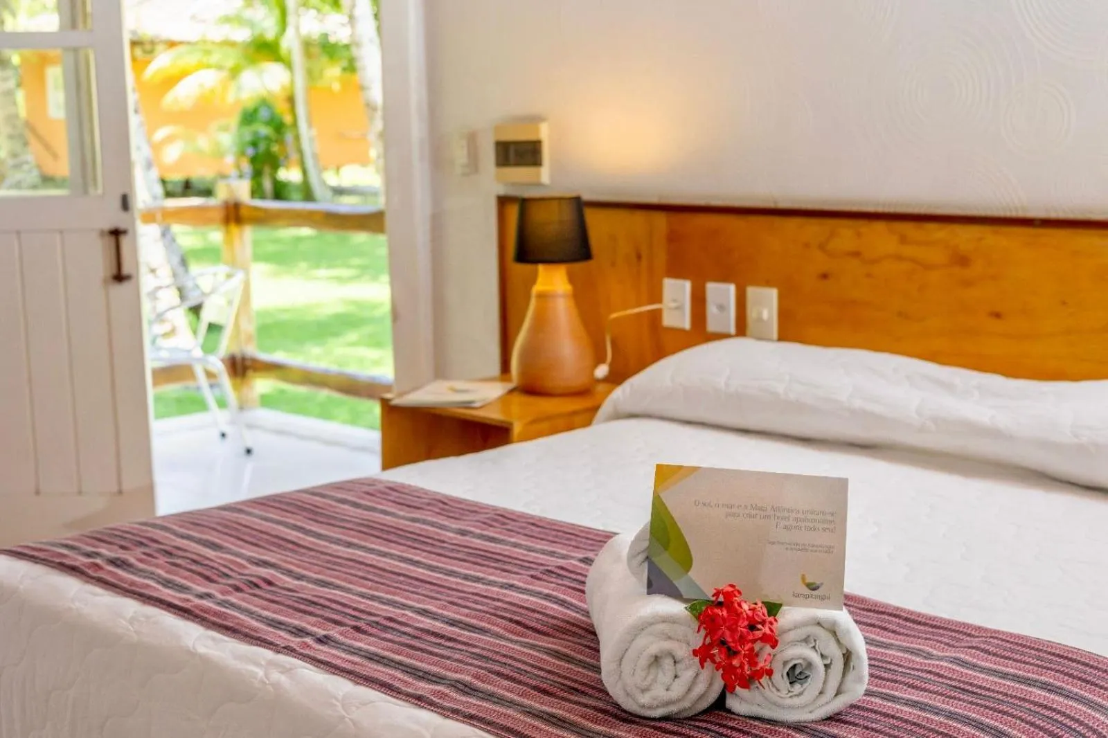 Bed in Hotel Karapitangui