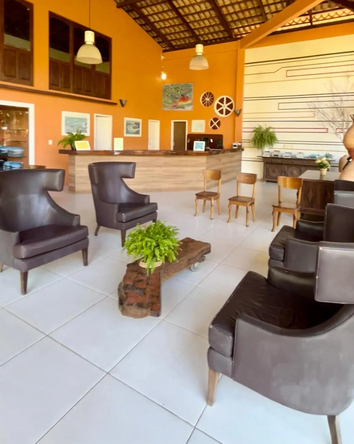 Lobby or reception in Hotel Karapitangui