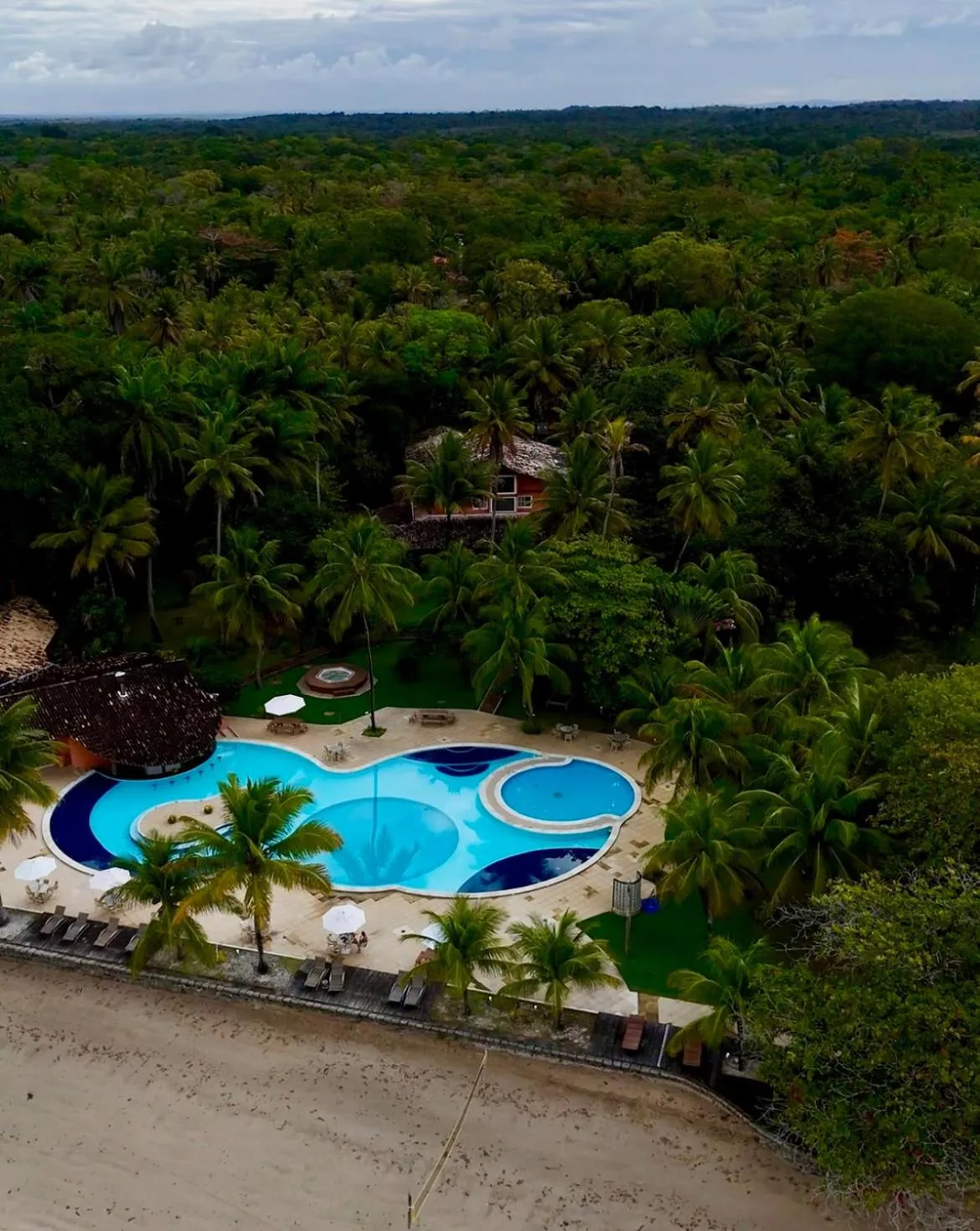 Bird's eye view in Hotel Karapitangui