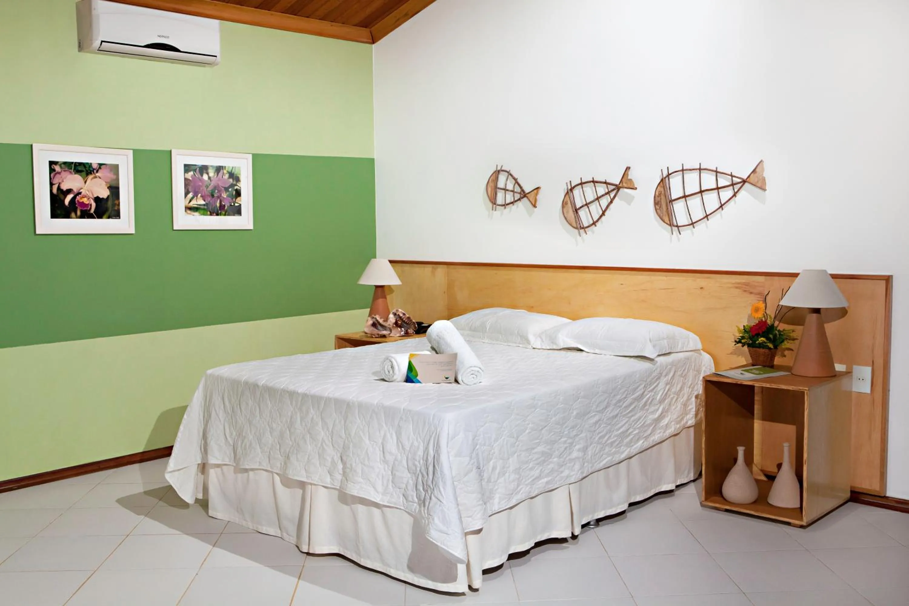 Bed in Hotel Karapitangui