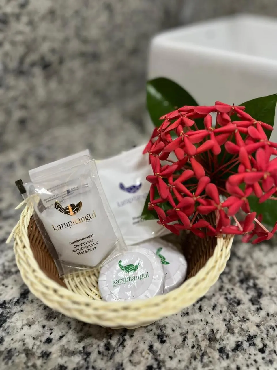 Bathroom in Hotel Karapitangui