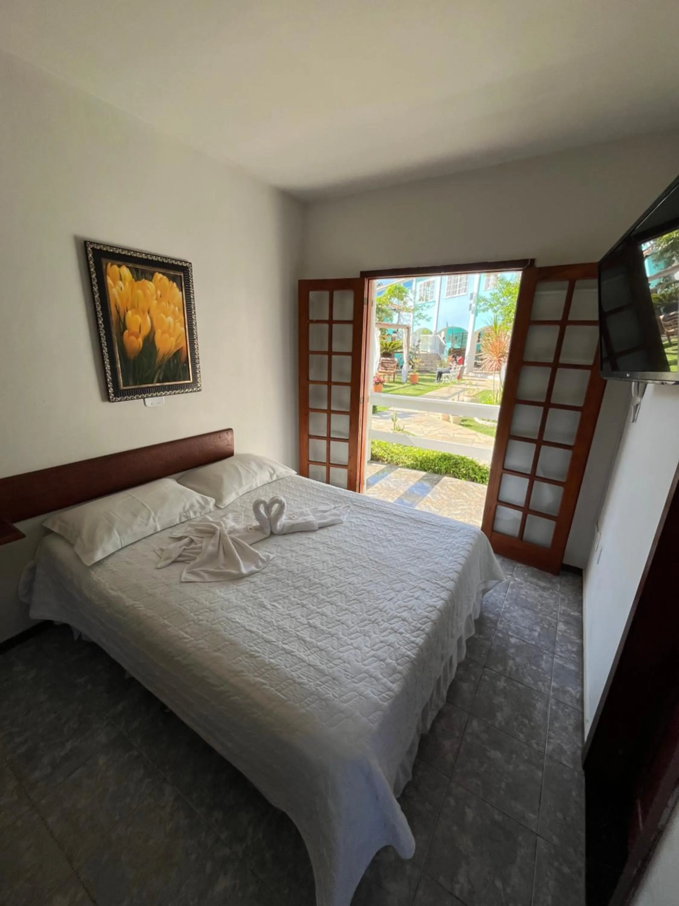 Bed in Pousada Paraíso do Atlântico