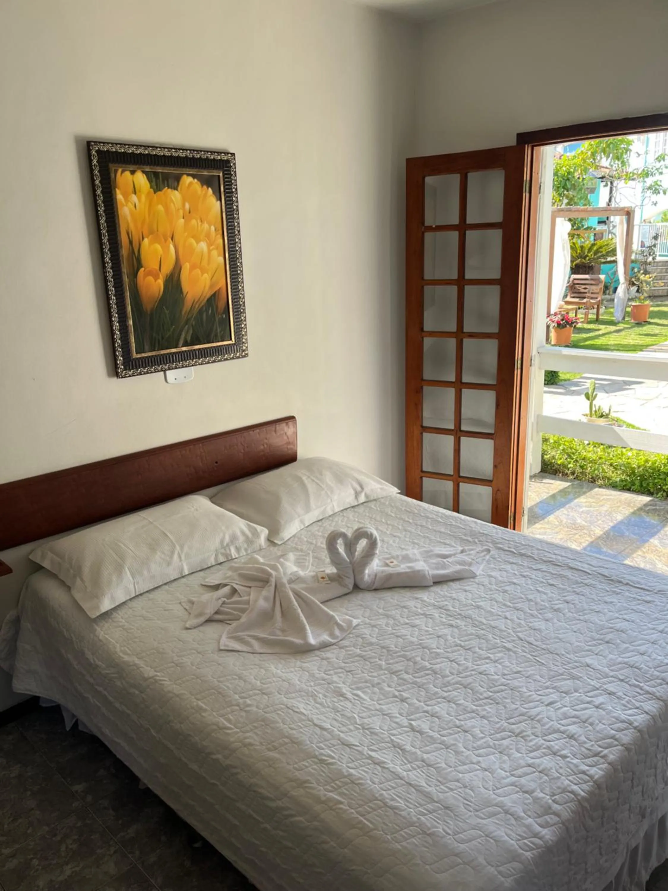 Bed in Pousada Paraíso do Atlântico