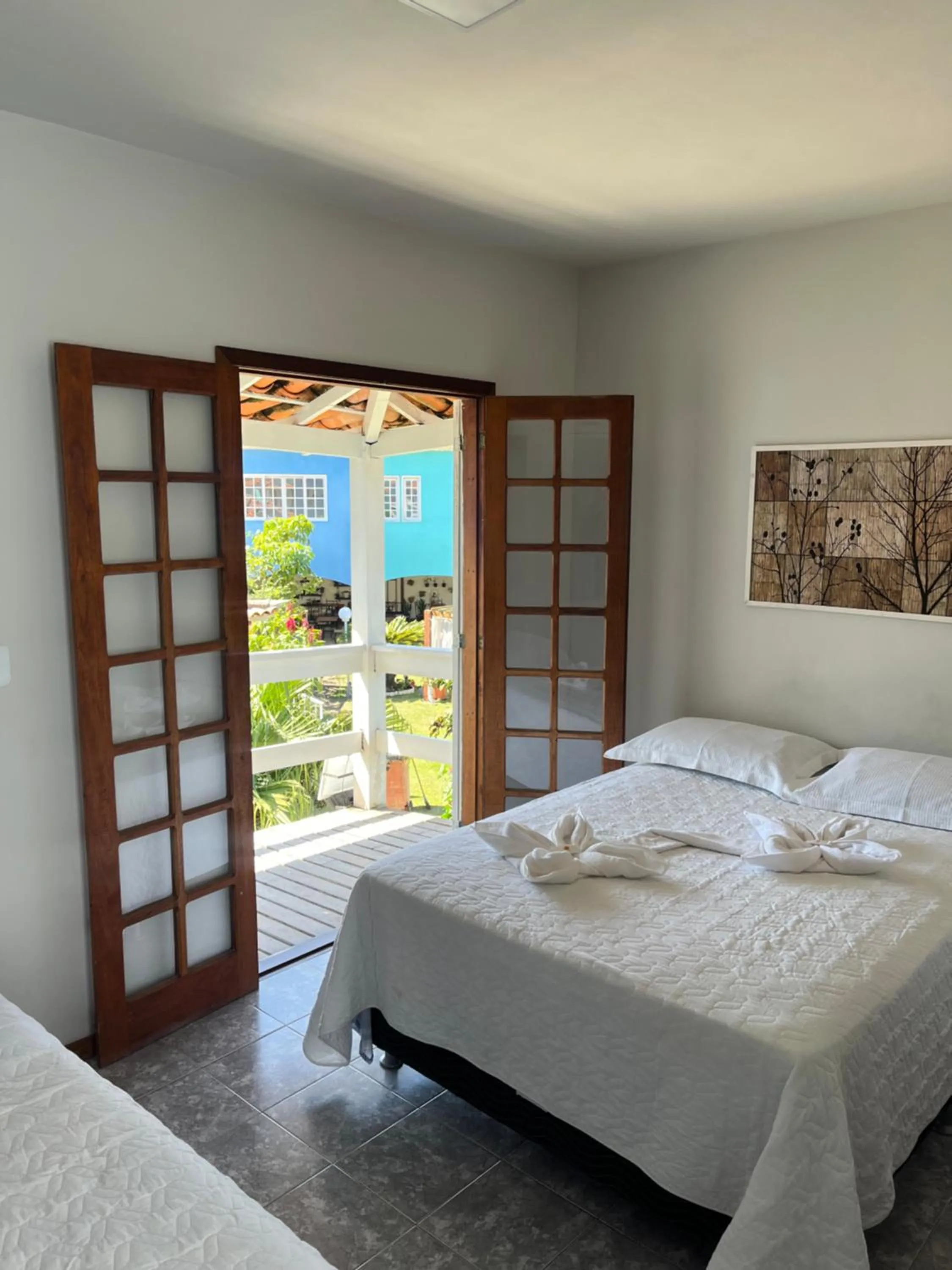 Bed in Pousada Paraíso do Atlântico