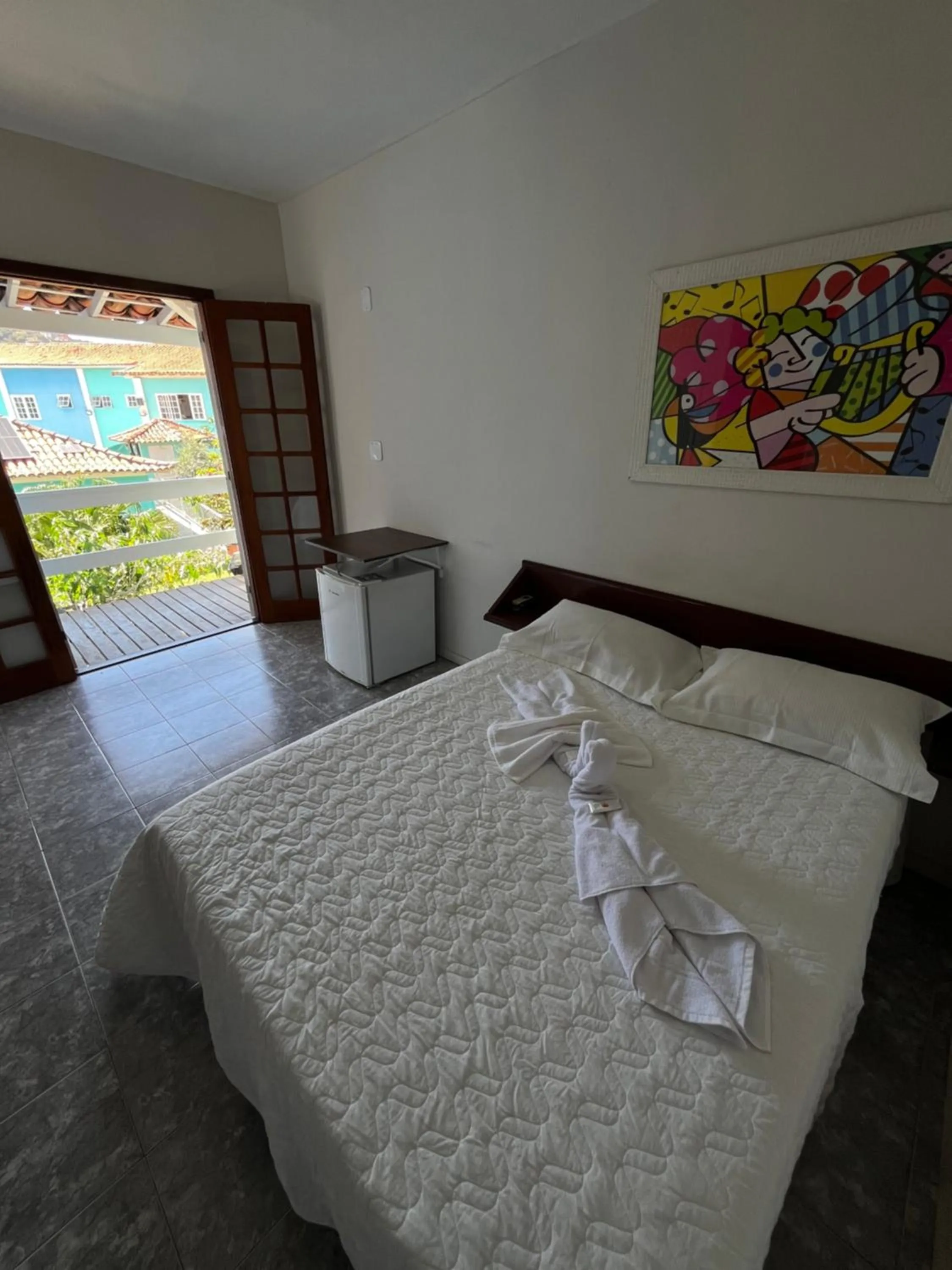 Bed in Pousada Paraíso do Atlântico