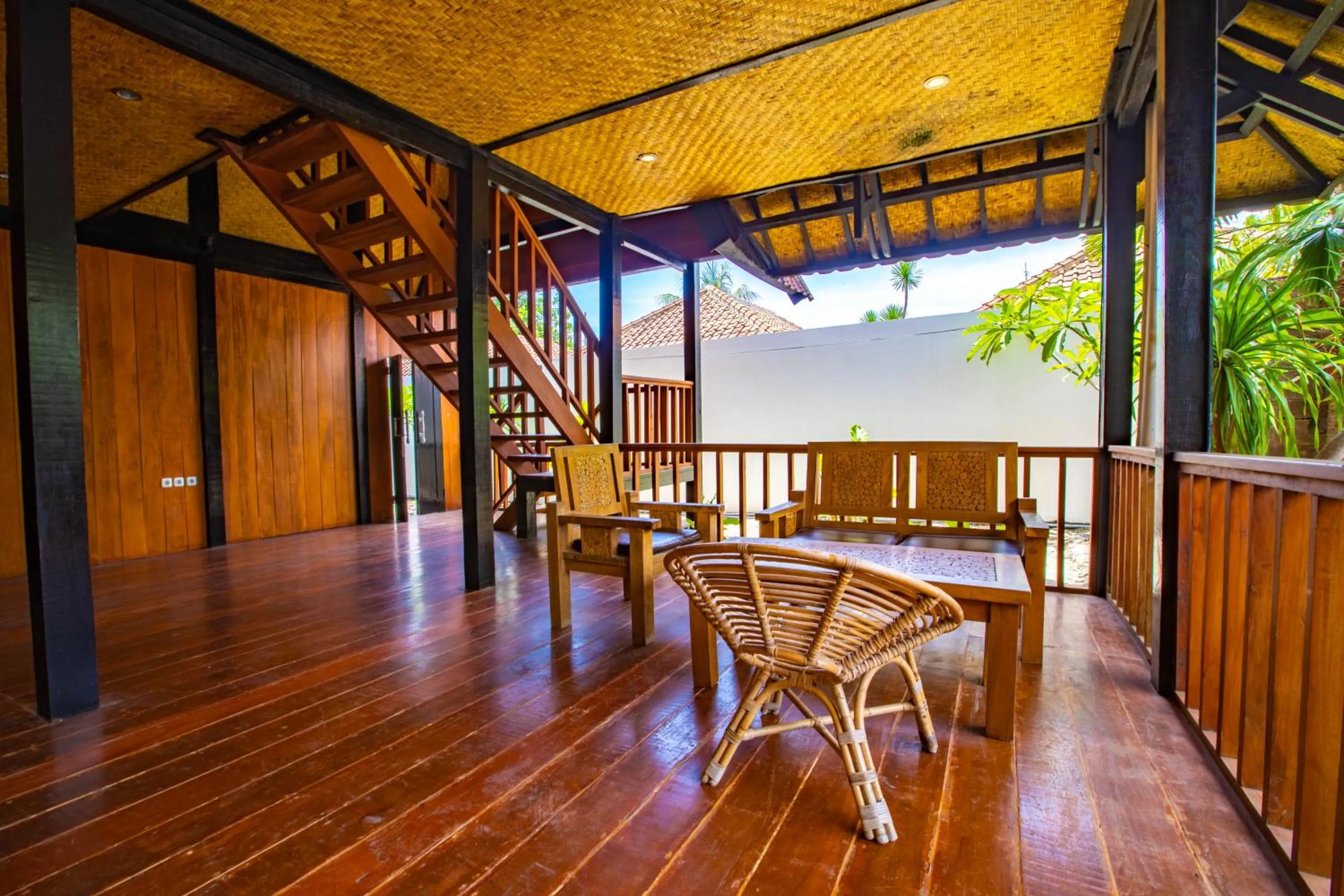 Balcony/Terrace in Gili Sands Hotel & Bar