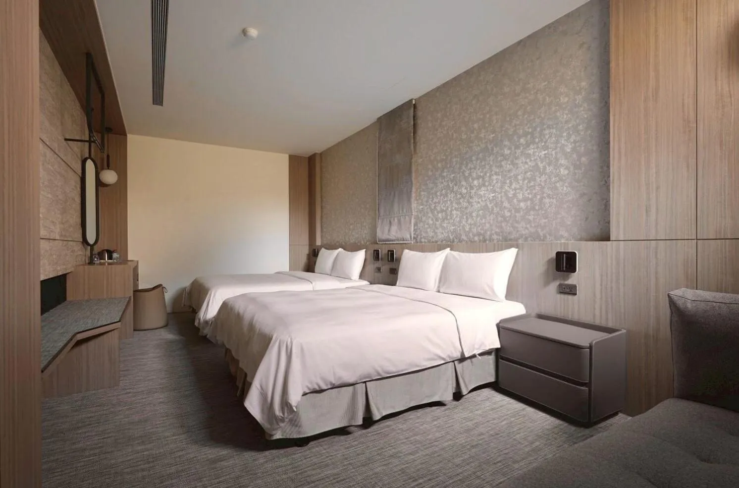 Bed in Hai Fu Hotel & Suites