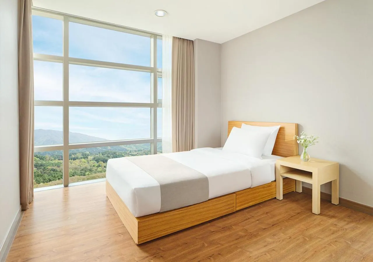Bed in Hanwha Resort Gyeongju