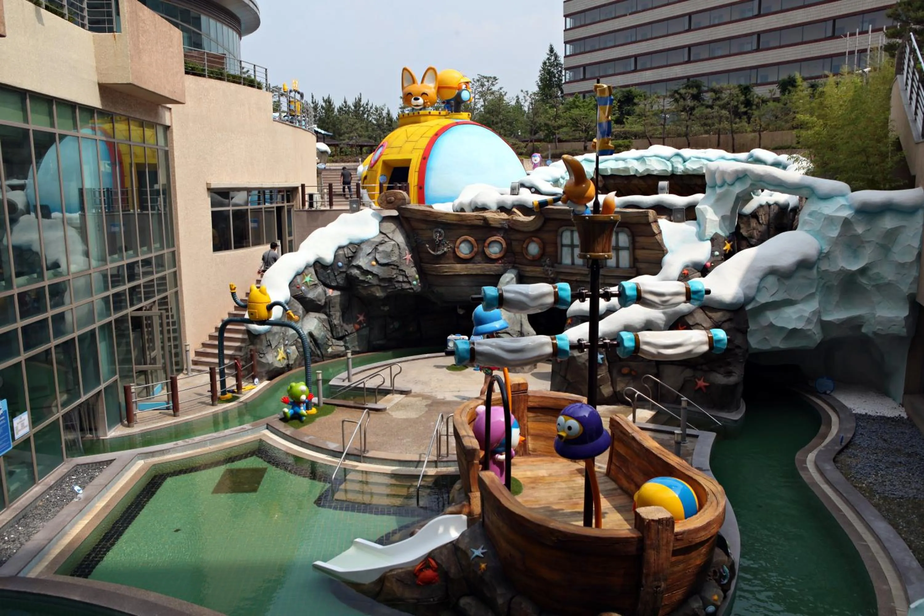 Aqua park in Hanwha Resort Gyeongju