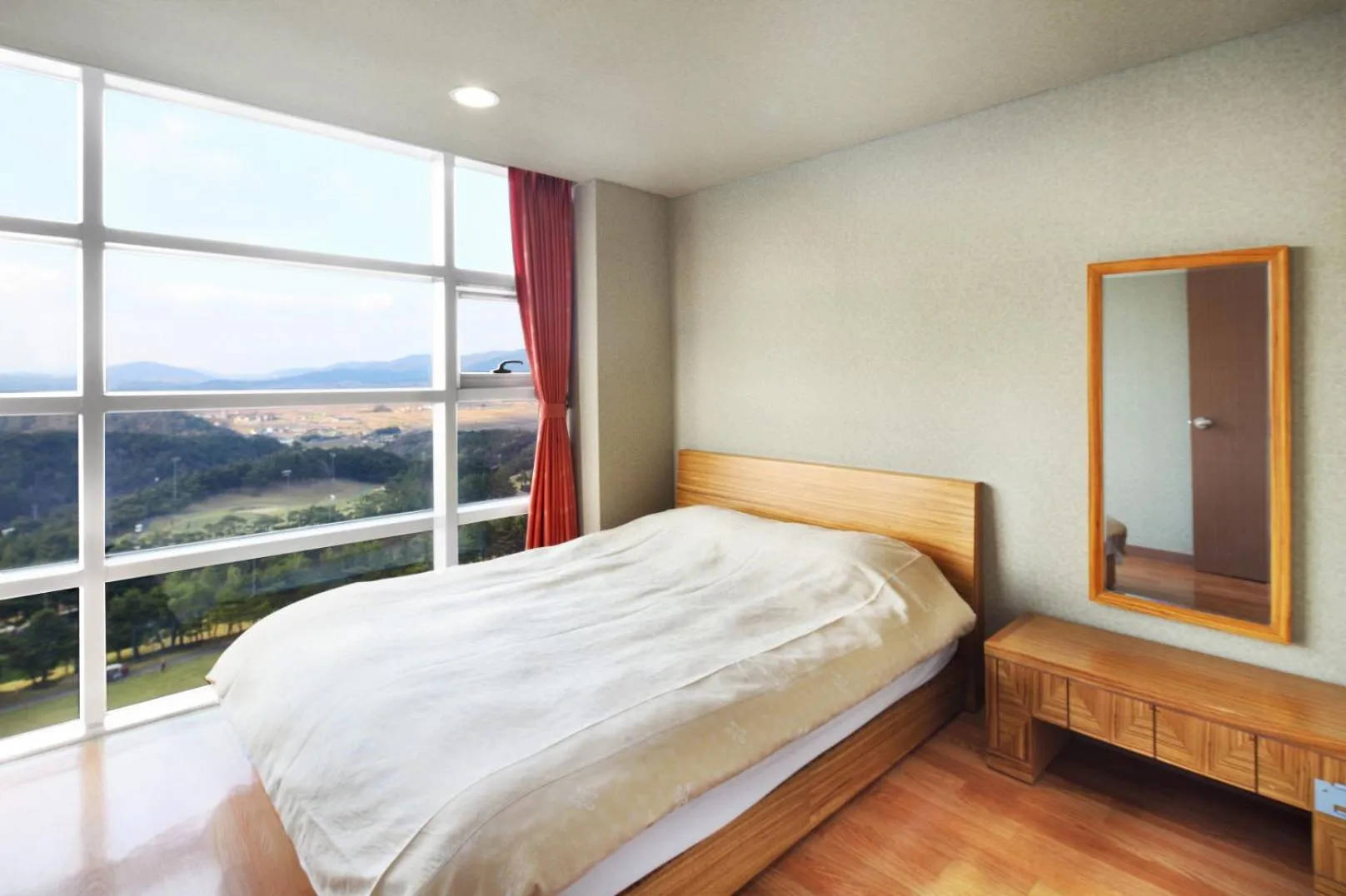 Bed in Hanwha Resort Gyeongju