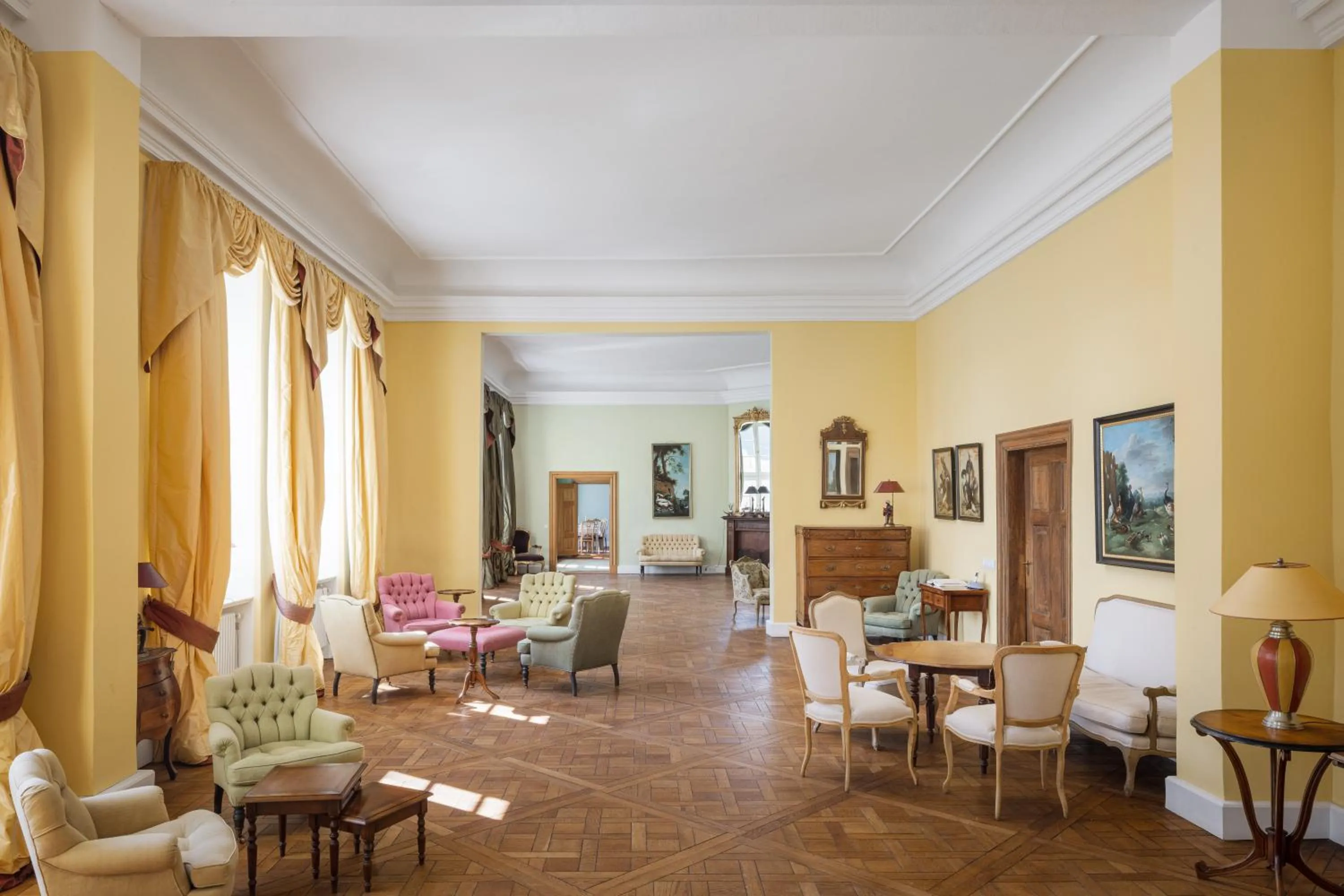Seating area in Jagdschloss Kotelow