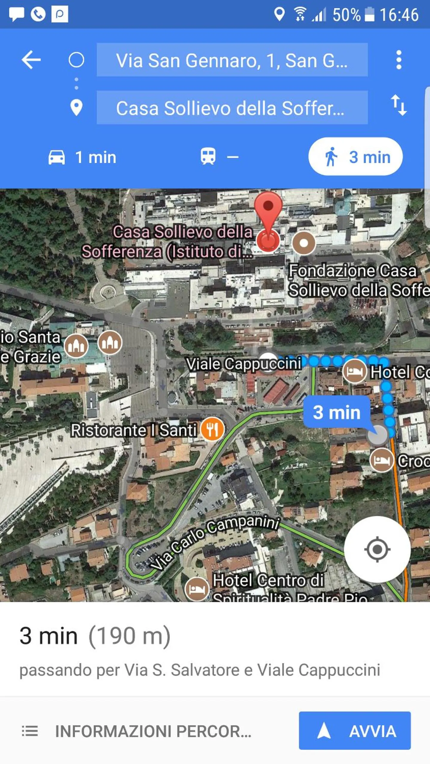 Nearby landmark in Camere Santa Rita