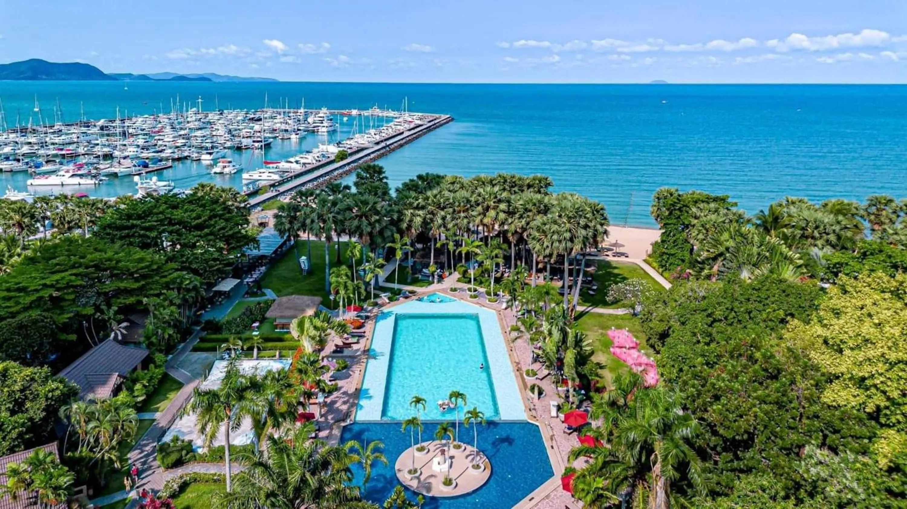 Bird's eye view in Botany Beach Resort Pattaya