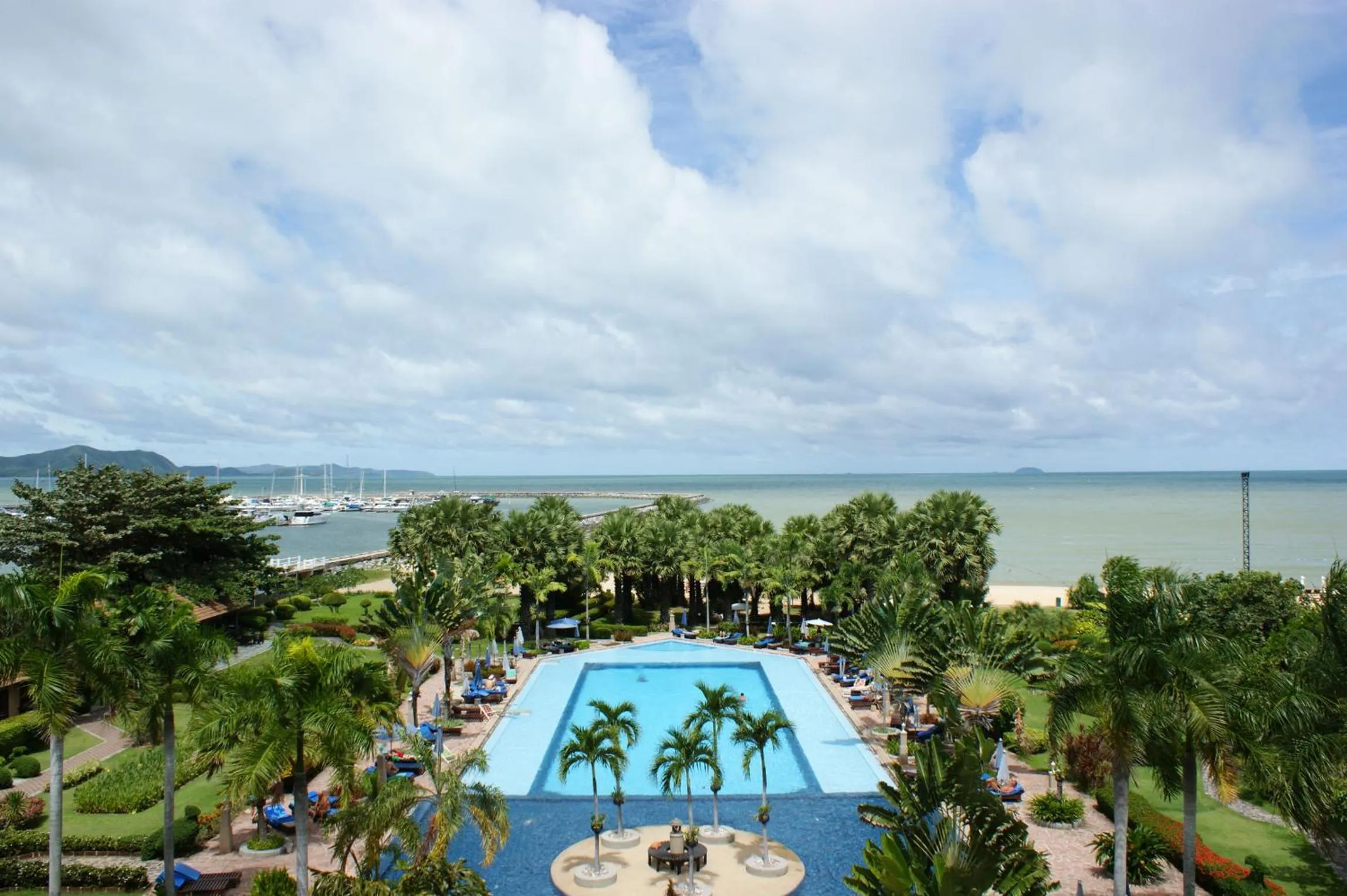 Bird's eye view in Botany Beach Resort Pattaya