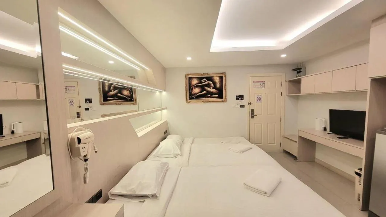 Bed in B-your home Hotel Don Mueang Airport Bangkok 如你家酒店