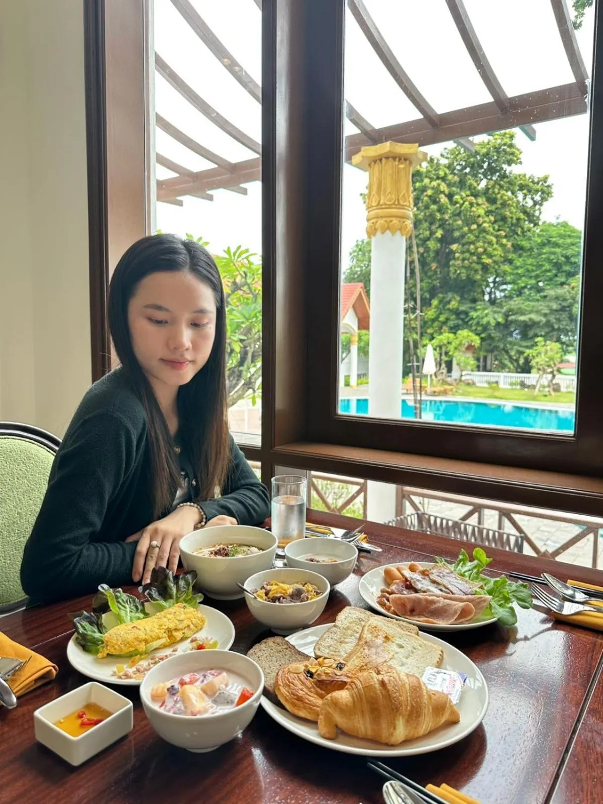 Breakfast in Champa Palace Hotel