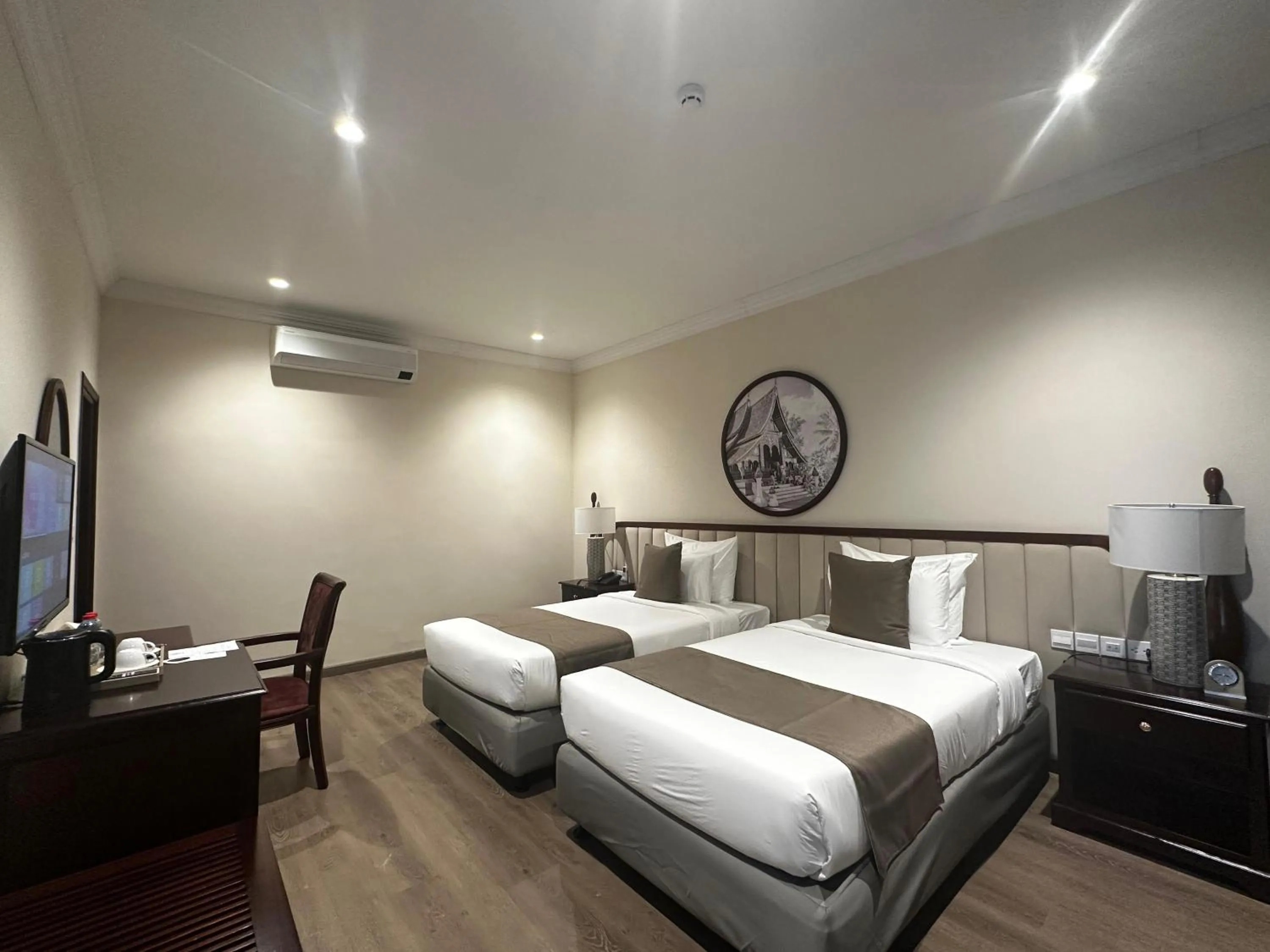 Bedroom, Bed in Champa Palace Hotel