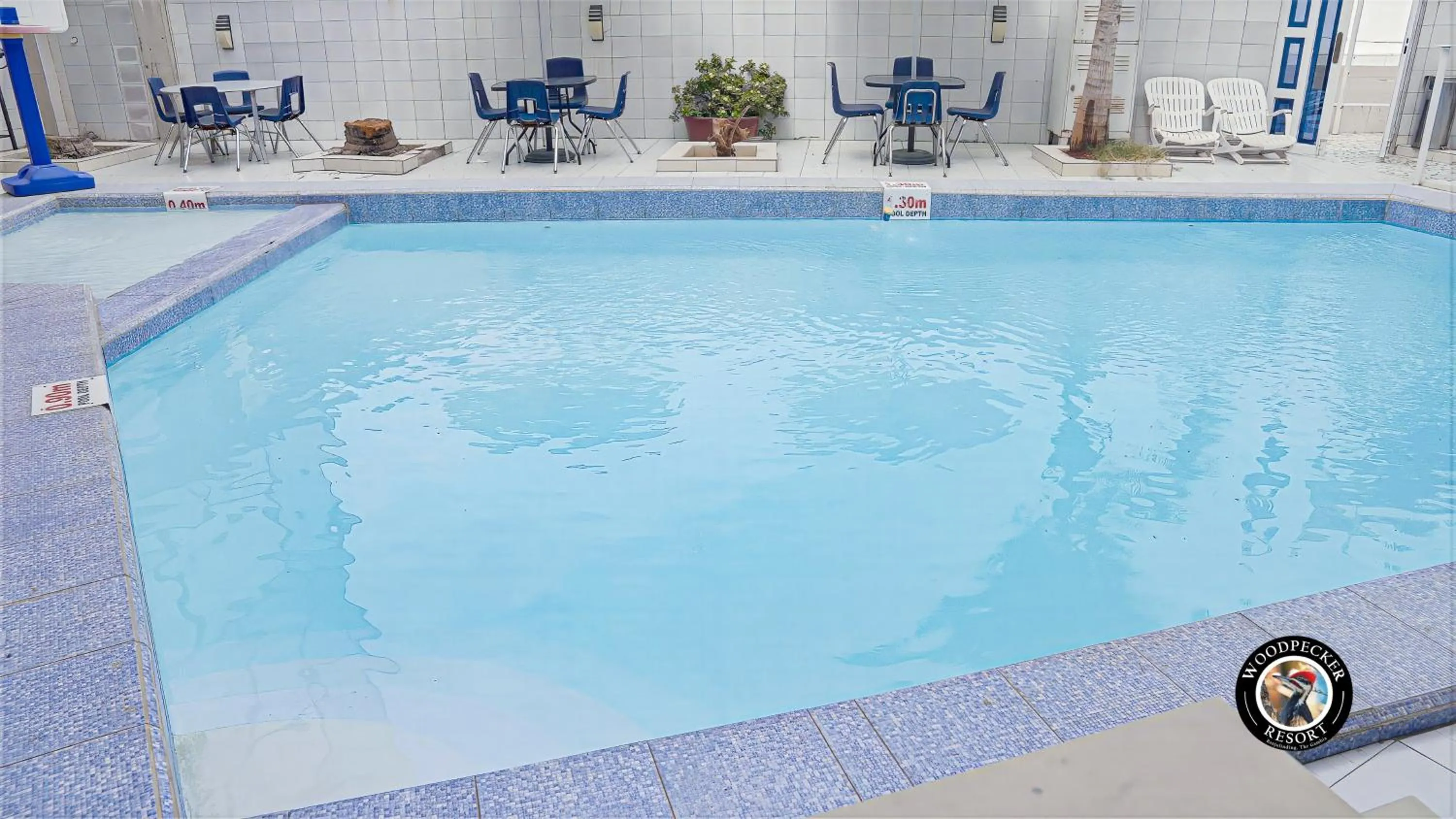 Pool view in Woodpecker Resort Hotel