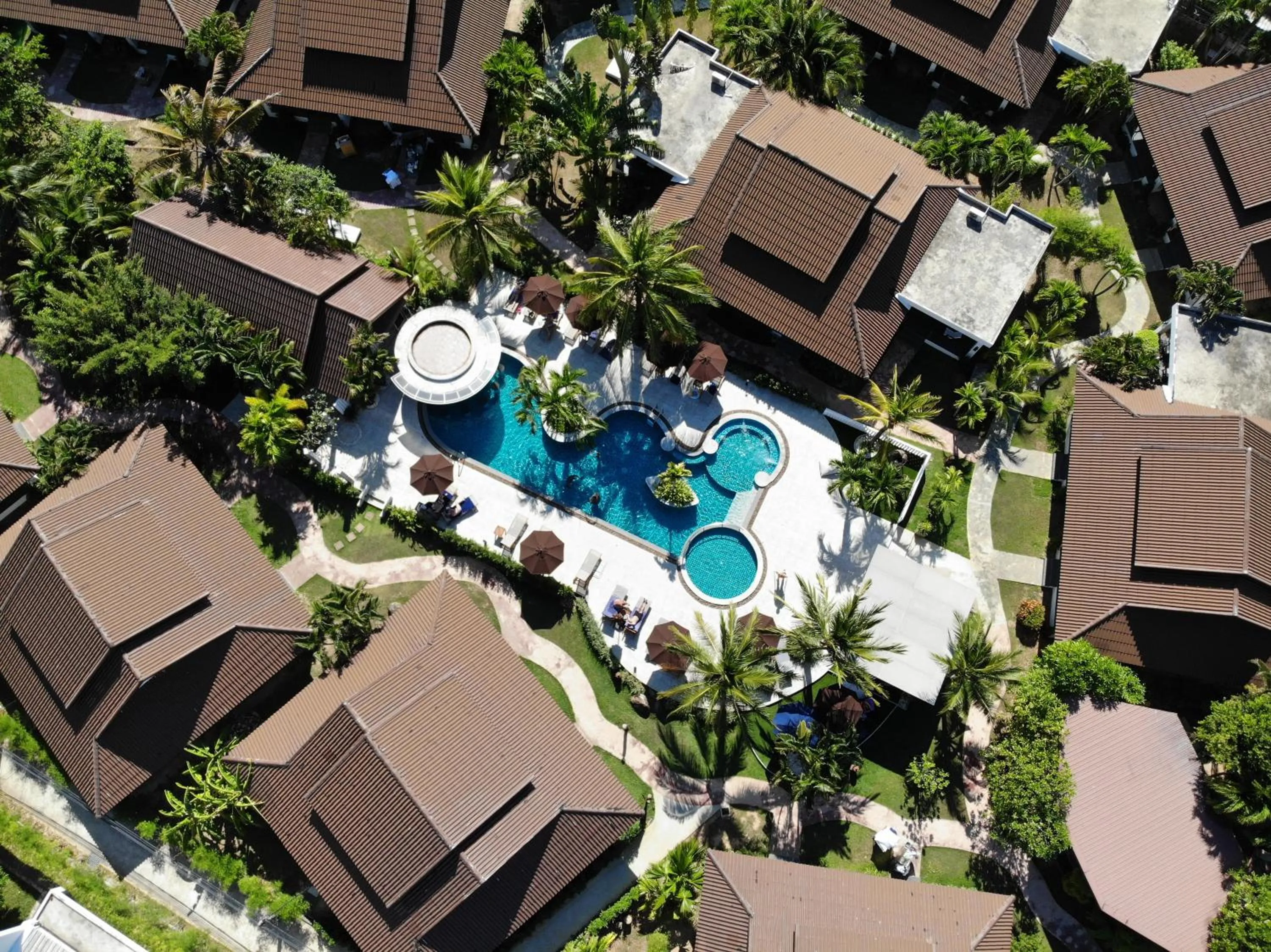 Bird's eye view, Bird's-eye View in BLU PINE Villa & Pool Access - SHA Plus