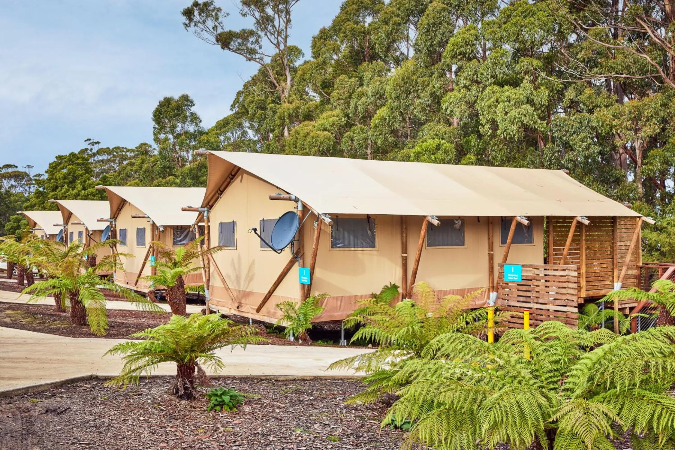 Property building in NRMA Port Arthur Holiday Park