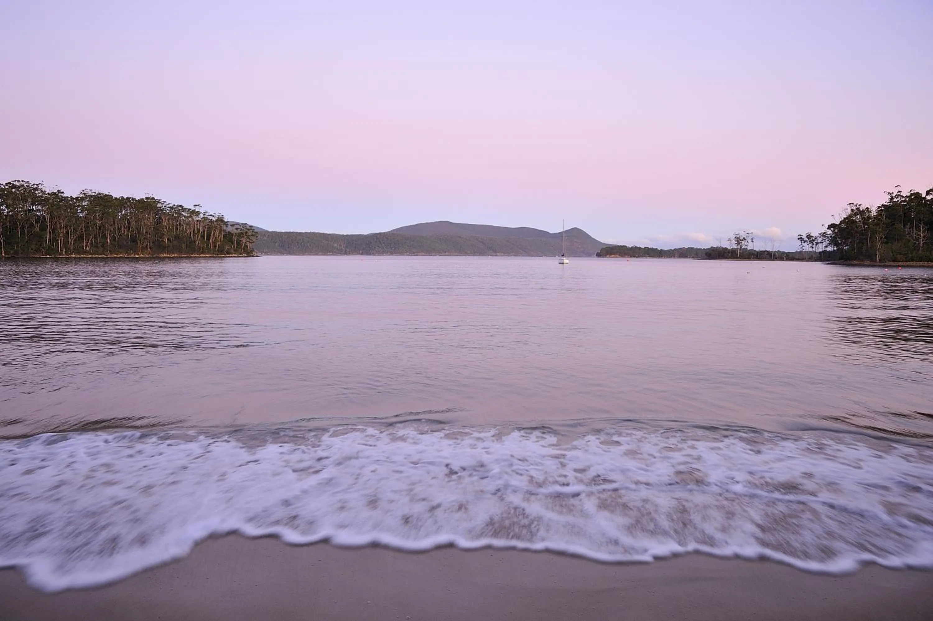 Beach in NRMA Port Arthur Holiday Park