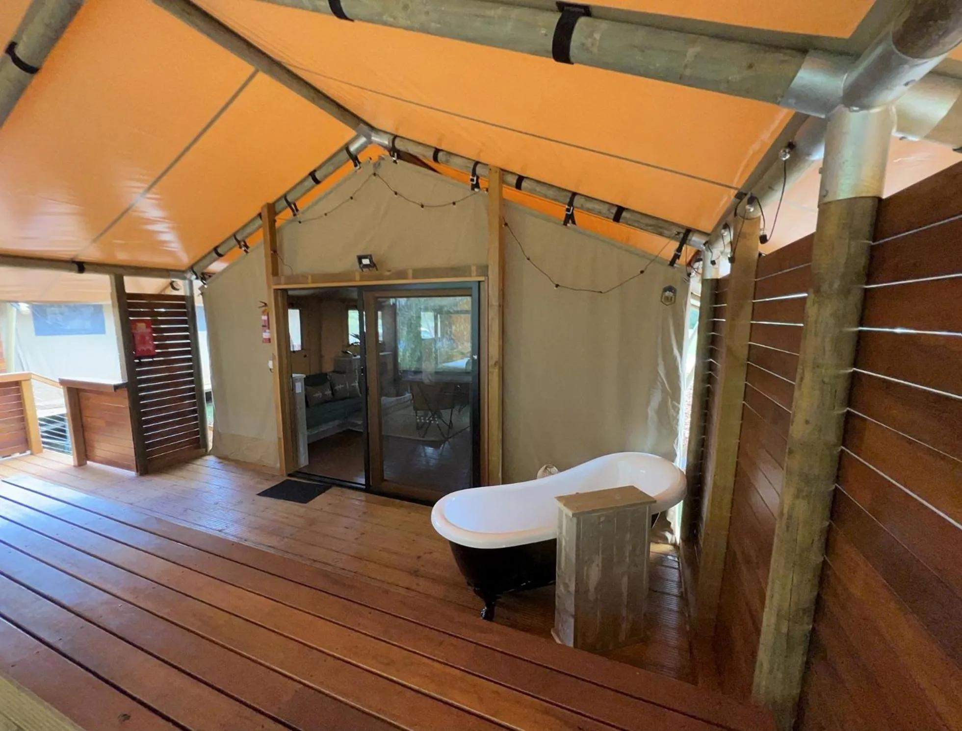 Open Air Bath in NRMA Port Arthur Holiday Park