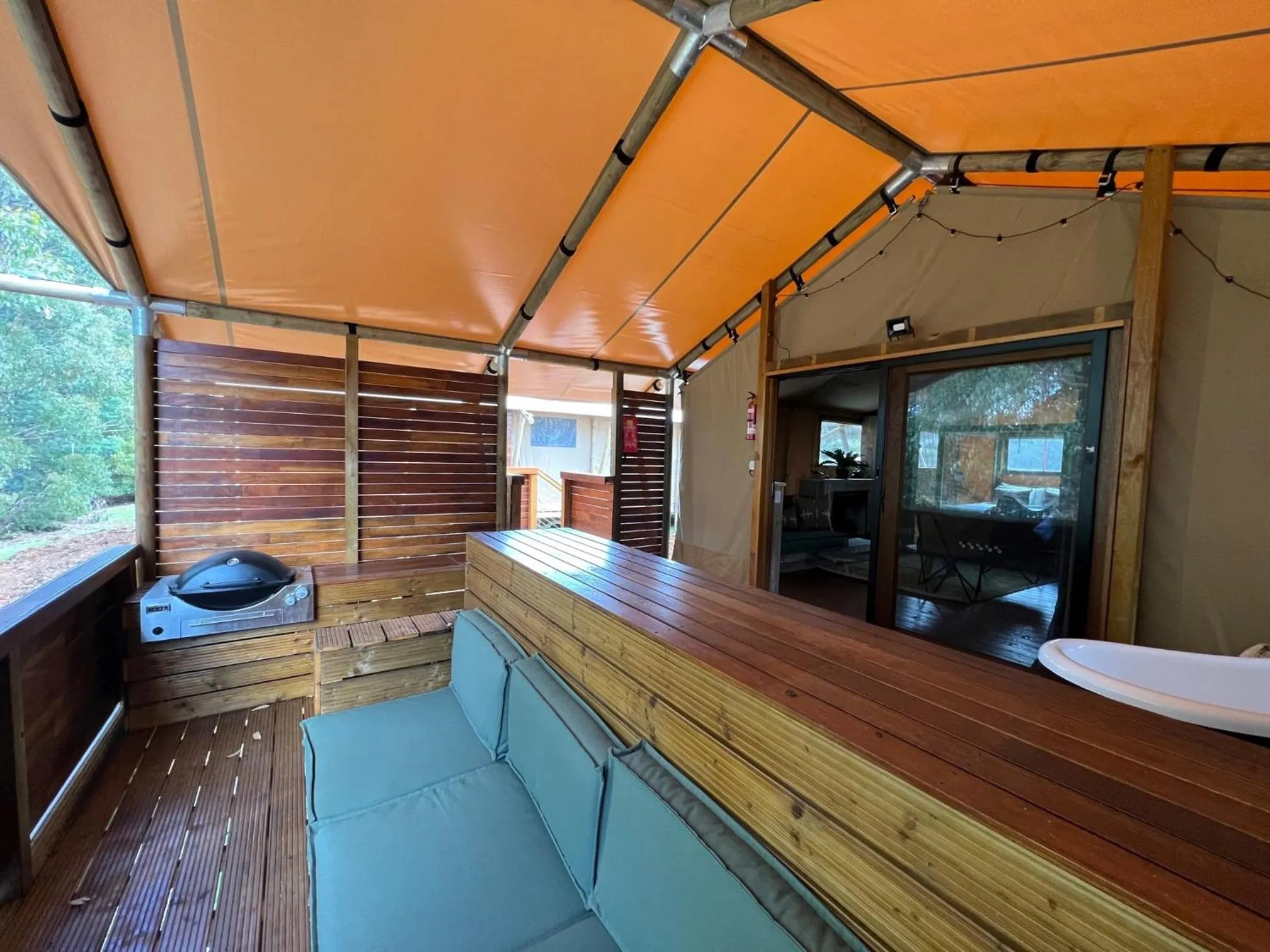 Balcony/Terrace in NRMA Port Arthur Holiday Park