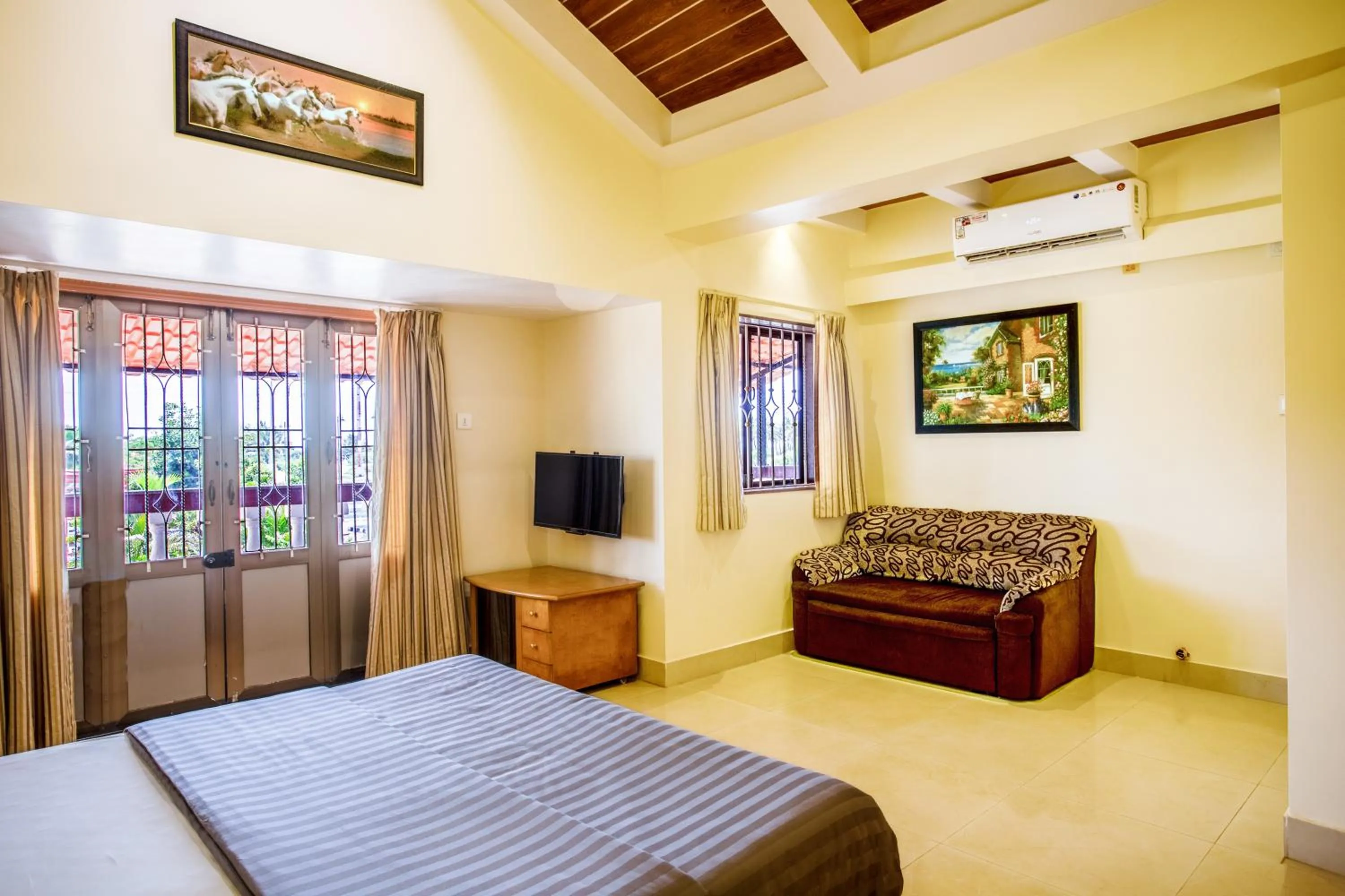 Bed in 'Golden Oceans' 3 bhk beach view villa